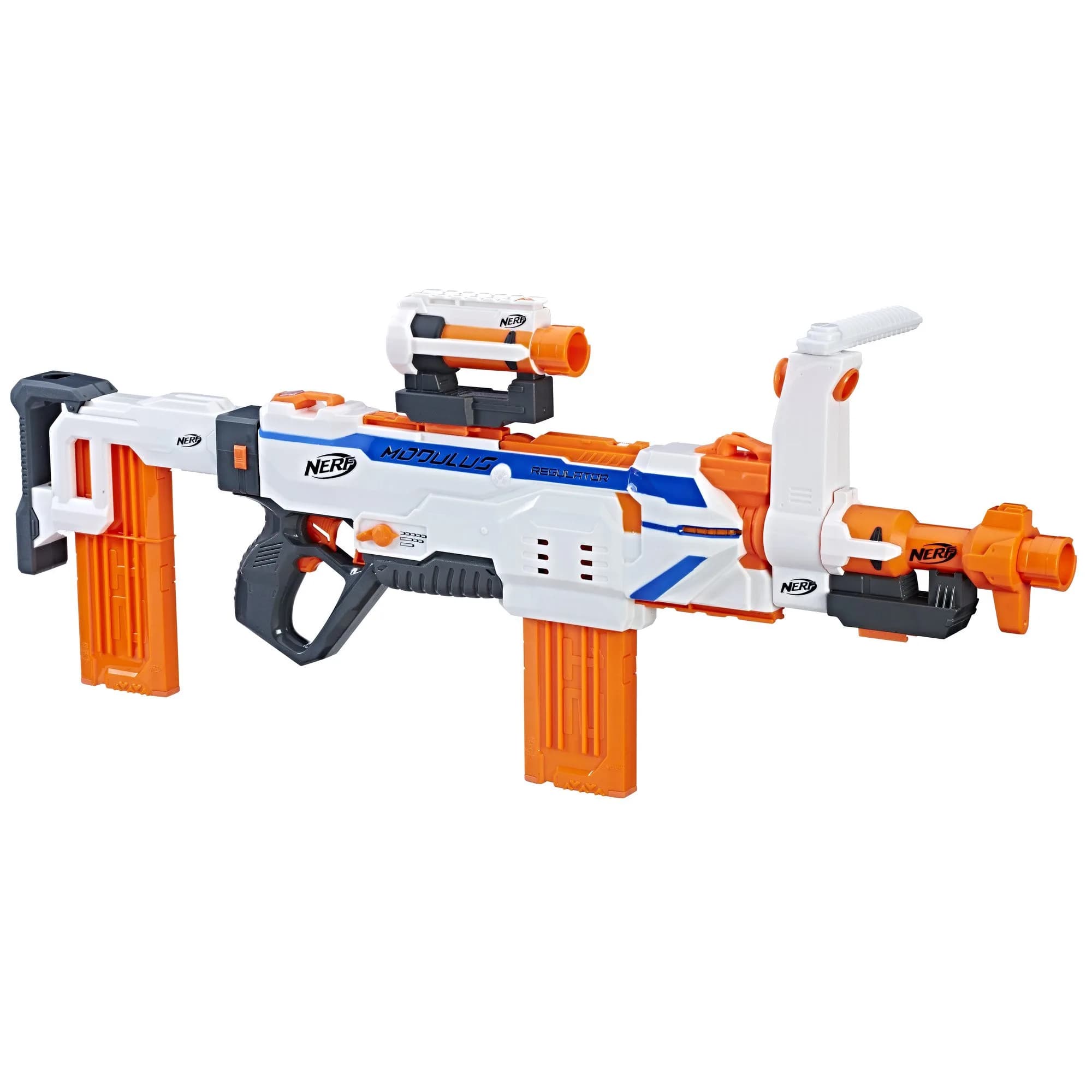 Nerf Modulus Regulator Fully Motorized Blaster, 24 Darts & 2 Clips | 40.6 cm (16 inches) Length - main product image
