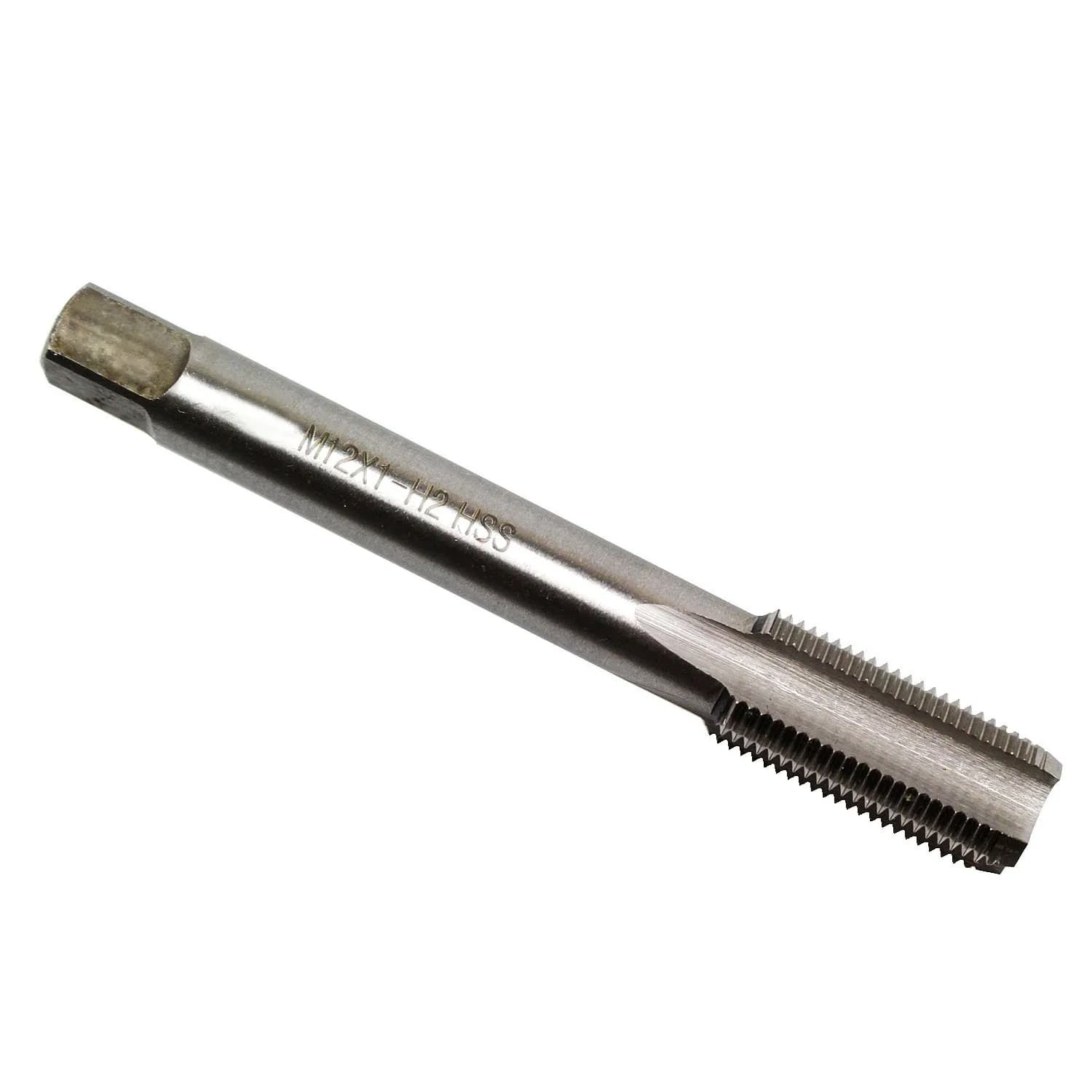 KMIAN TOOLS 12mm X 1 Metric HSS Right Hand Machine Tap | M12 x 1.0mm Thread, Plug Tap, USA Import - main product image