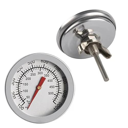 YOTOM BBQ Thermometer 2-Pack | Stainless Steel Grill Temp Gauges for Smoker & Oven - main product image