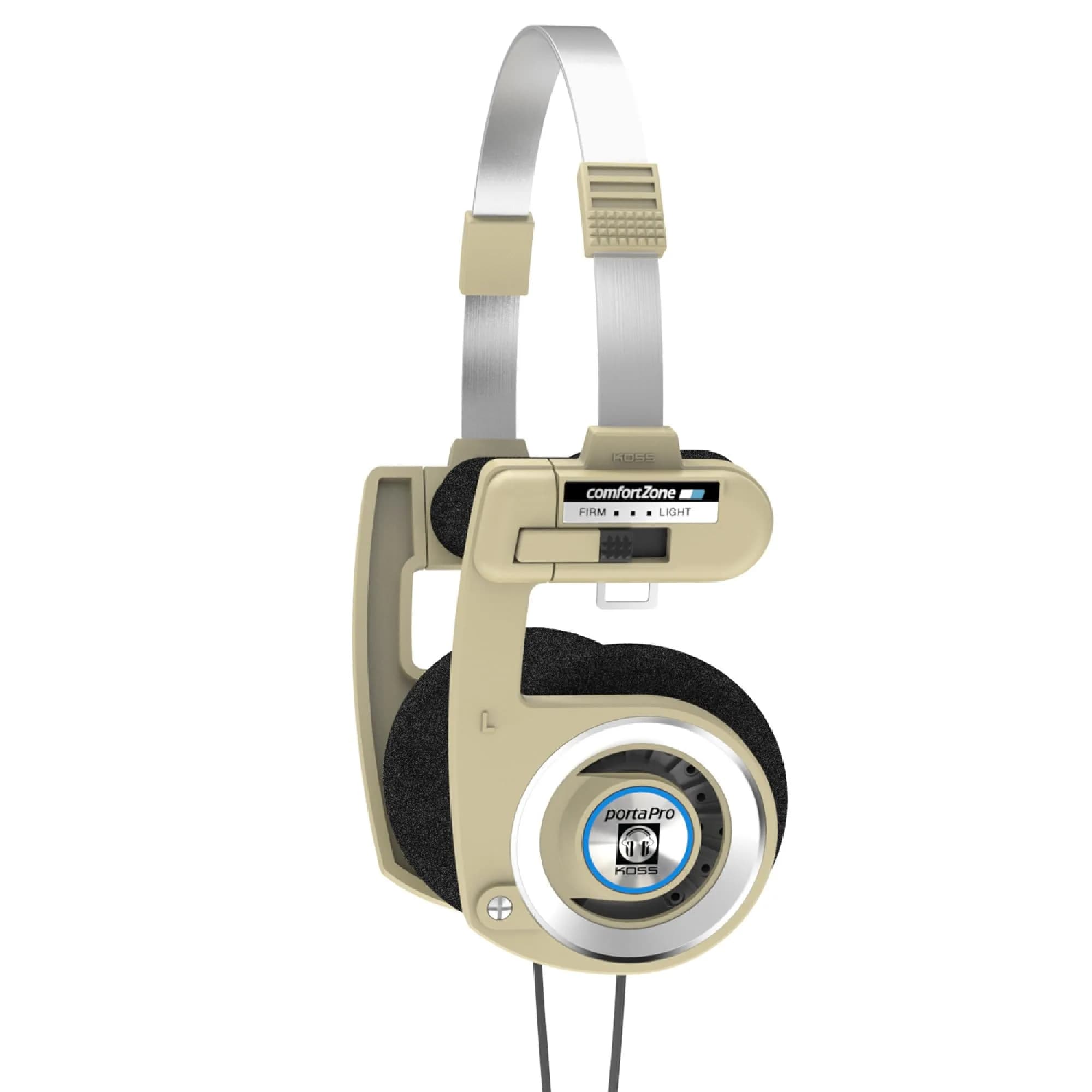 Koss Porta Pro Limited Edition On-Ear Headphones Rhythm Beige | Legendary Sound & Design with Inline Mic - main product image