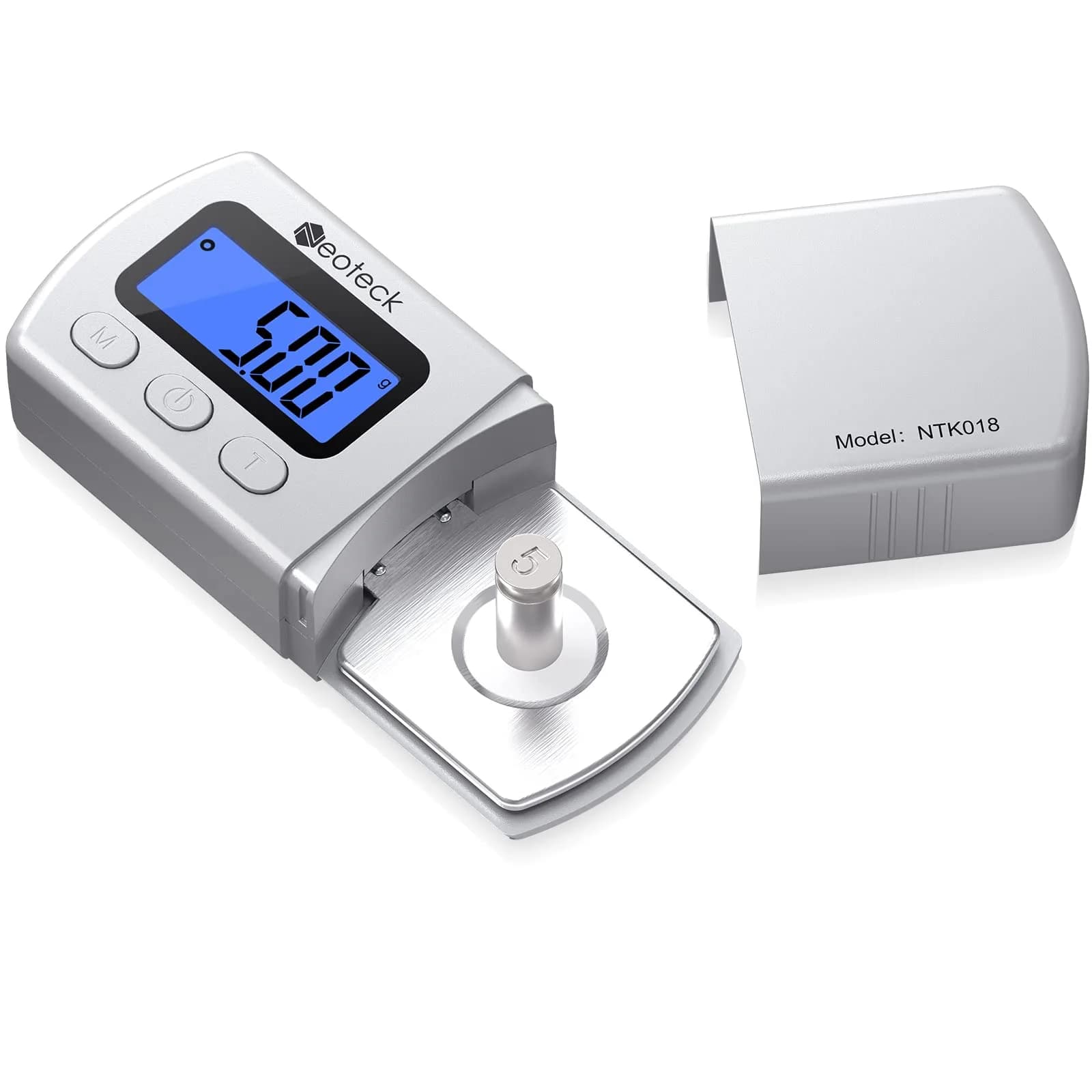 Neoteck Digital Turntable Stylus Force Gauge 0.01g/5.00g with Blue LCD | Essential for Vinyl Playback Accuracy - main product image