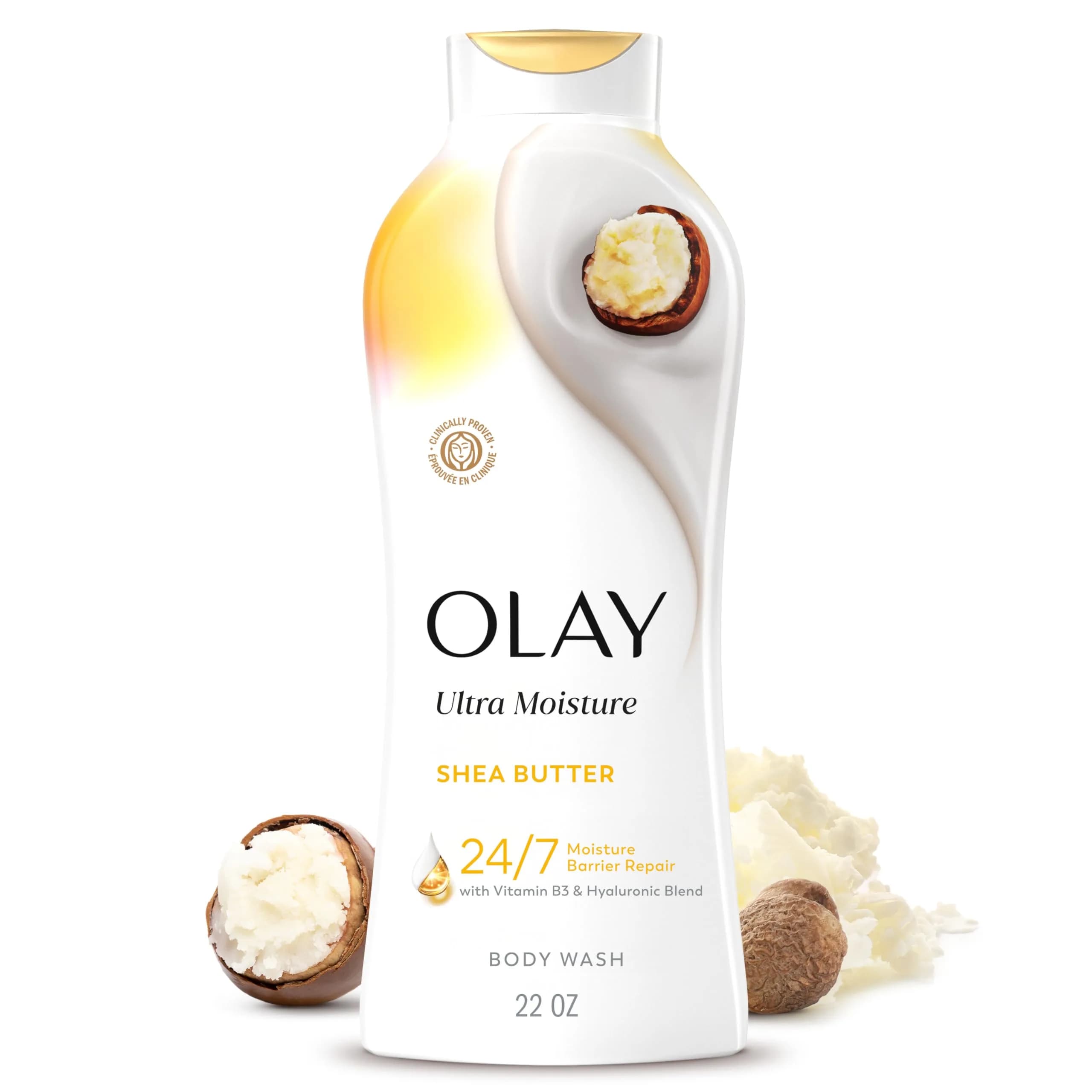 Olay Ultra Moisture Body Wash with Shea Butter 636ml (22 fl oz) | 24hr Moisture Barrier Repair - main product image