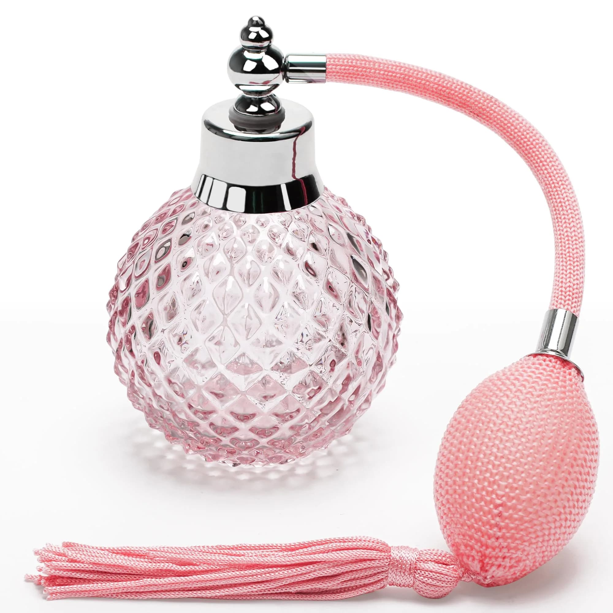 Coolrunner 100ml Crystal Art Refillable Perfume Atomizer Bottle,Long Spray | Vintage Crystal Design - main product image