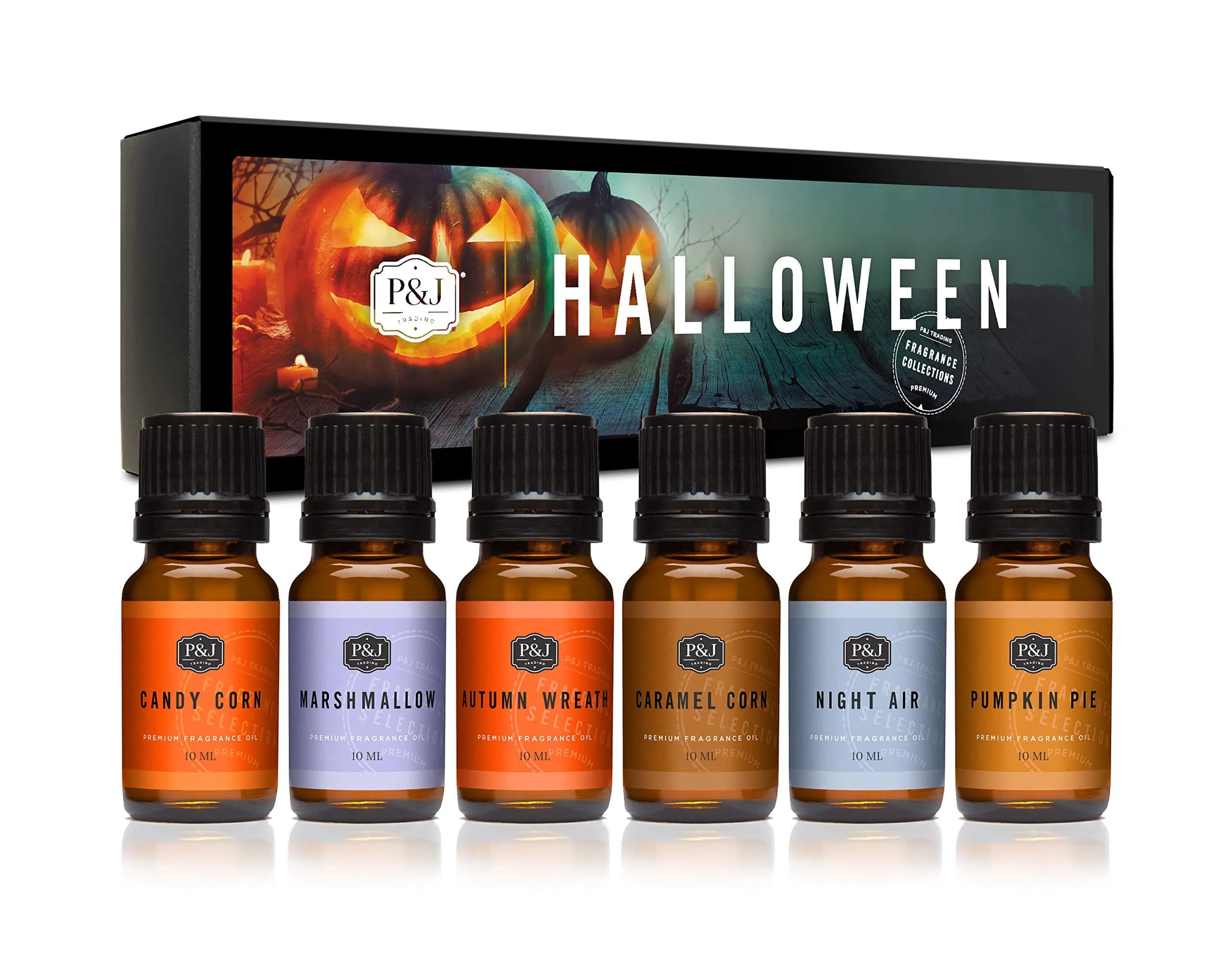 P&J Trading Halloween Fragrance Oil Set | 6 x 10ml Bottles | USA Imported - main product image