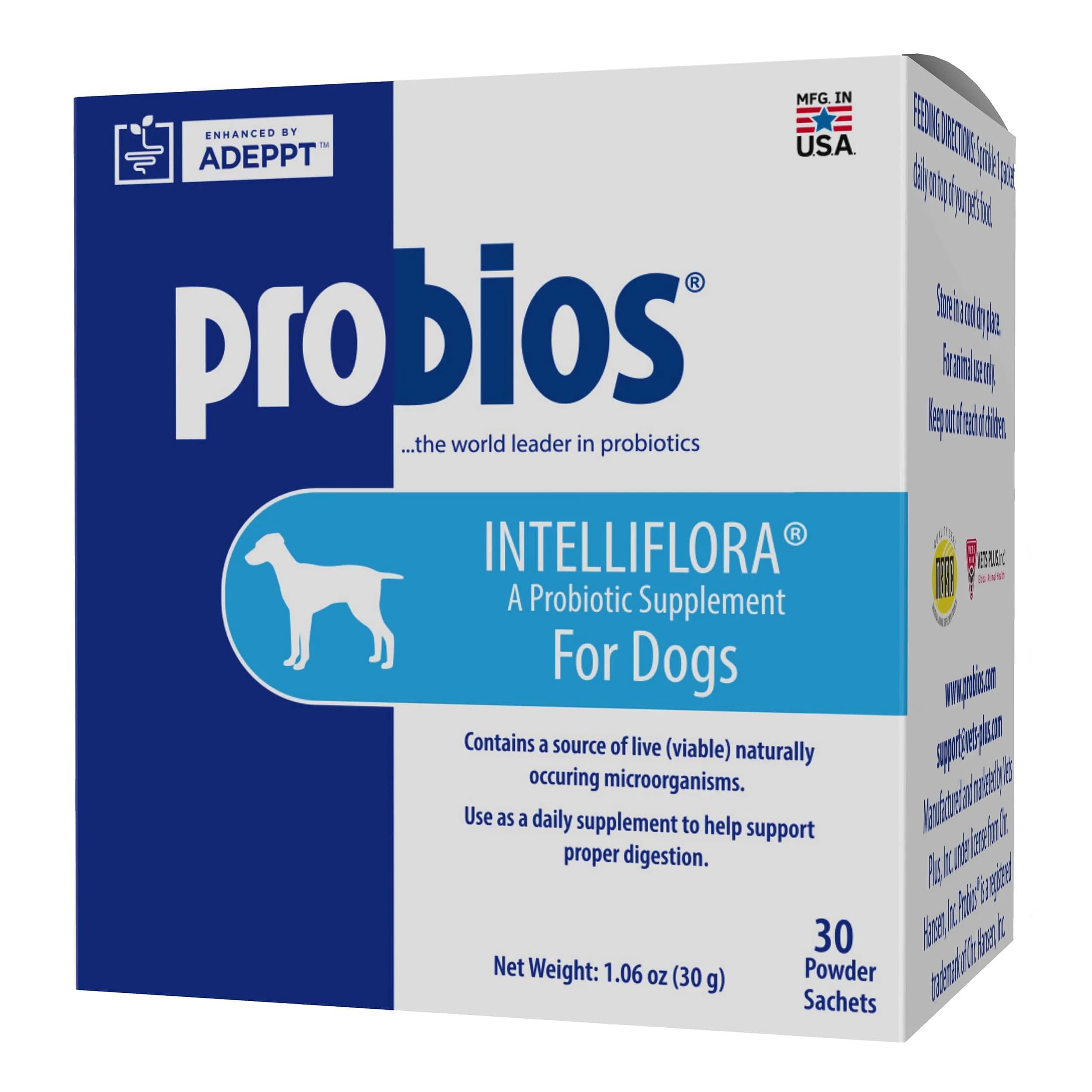 Probios Dog Probiotic Tablets, Chicken Liver, 45 Count | Supports Digestive & Immune Health