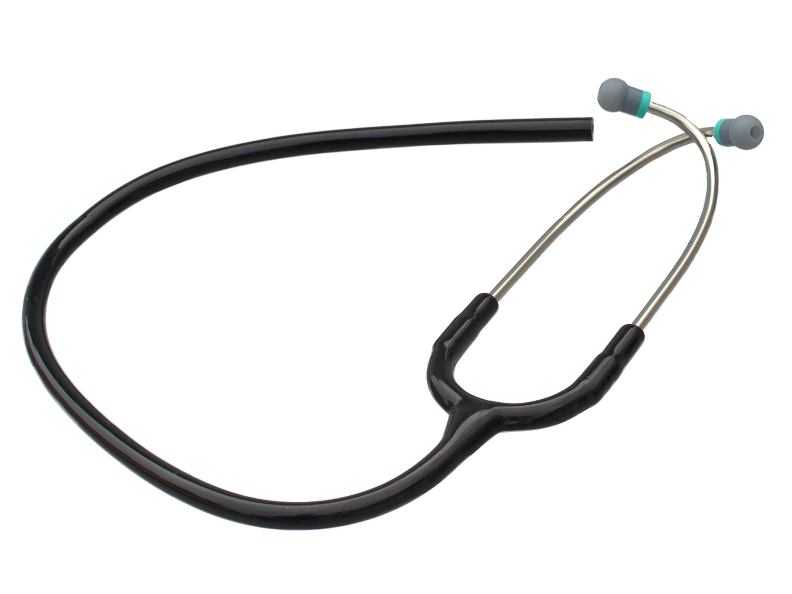 CardioTubes Black Stethoscope Tubing Replacement Kit | 5mm Binaurals, Latex-Free, Fits Classic II SE - main product image