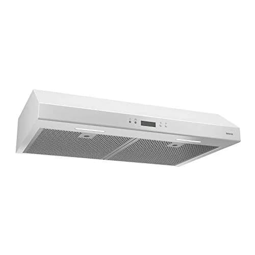 Broan-NuTone Glacier 36-inch Under-Cabinet Range Hood with 3-Speed Fan & LED Light, White - main product image
