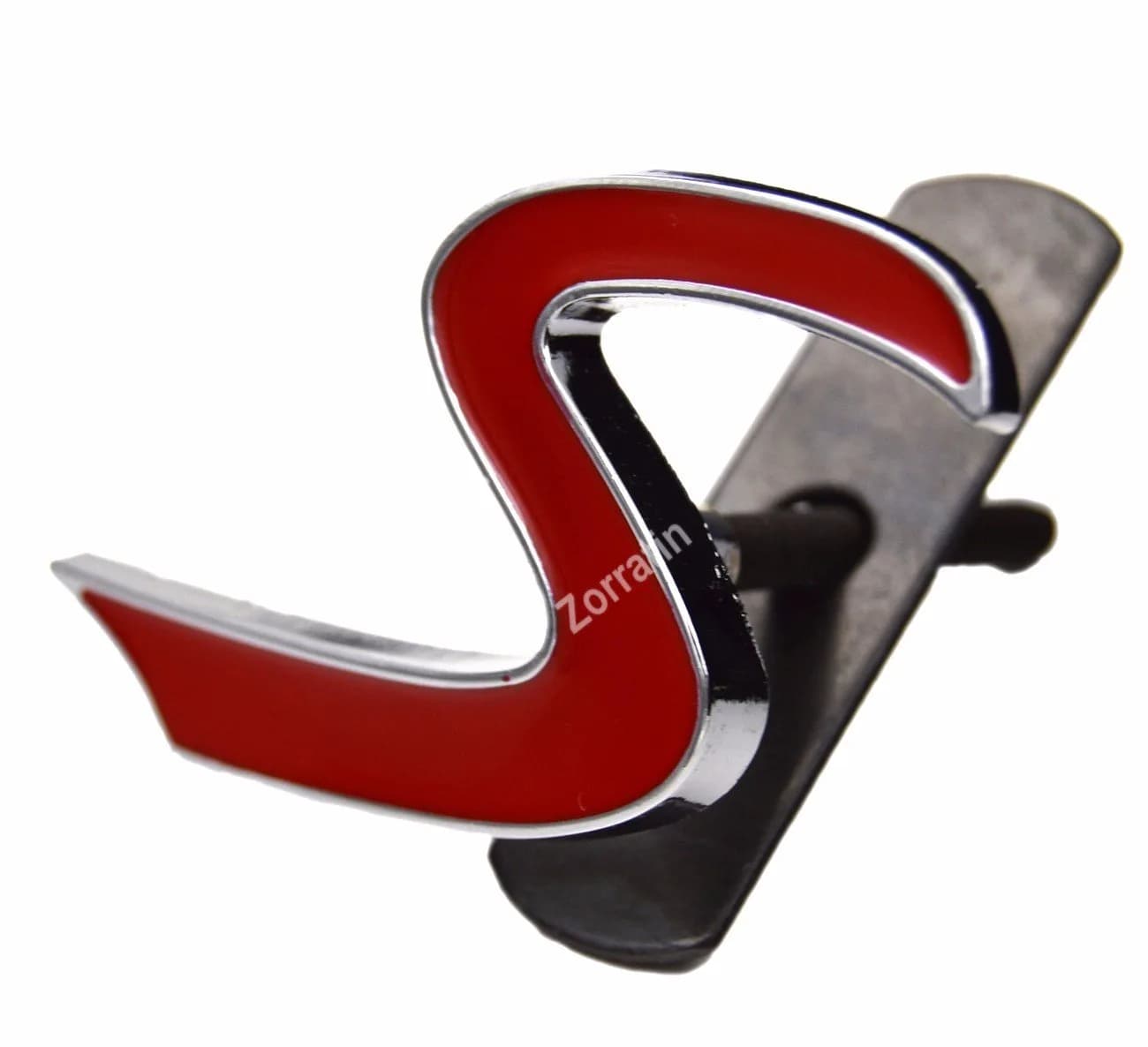 Zorratin Vehicle Emblem for MINI Cooper R56 F56 | Weatherproof Metal Red Grille Badge (125*25mm) - main product image