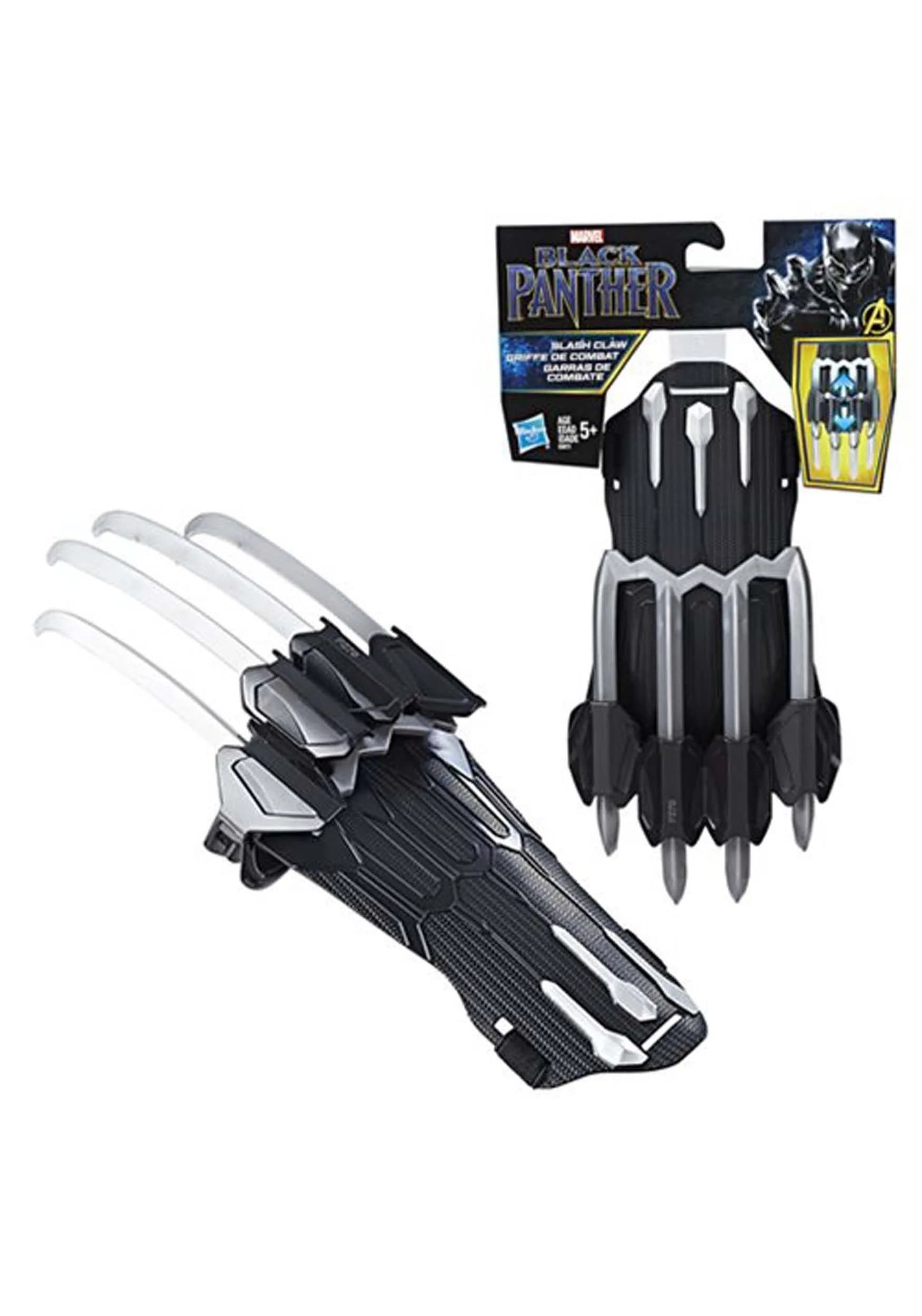 Marvel Black Panther Black Panther Slash Claw | Movie-Inspired Kids Toy with Retractable Claws (Black, Standard) - main product image