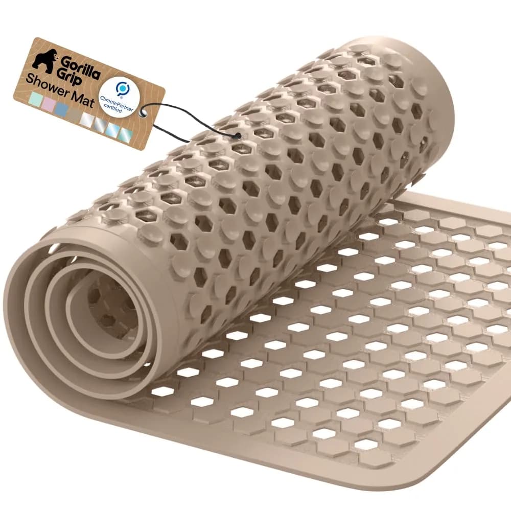 GORILLA GRIP Patented Bath Mat 89cm x 41cm | Hundreds of Suction Cups for Secure Grip & Easy Drainage - main product image
