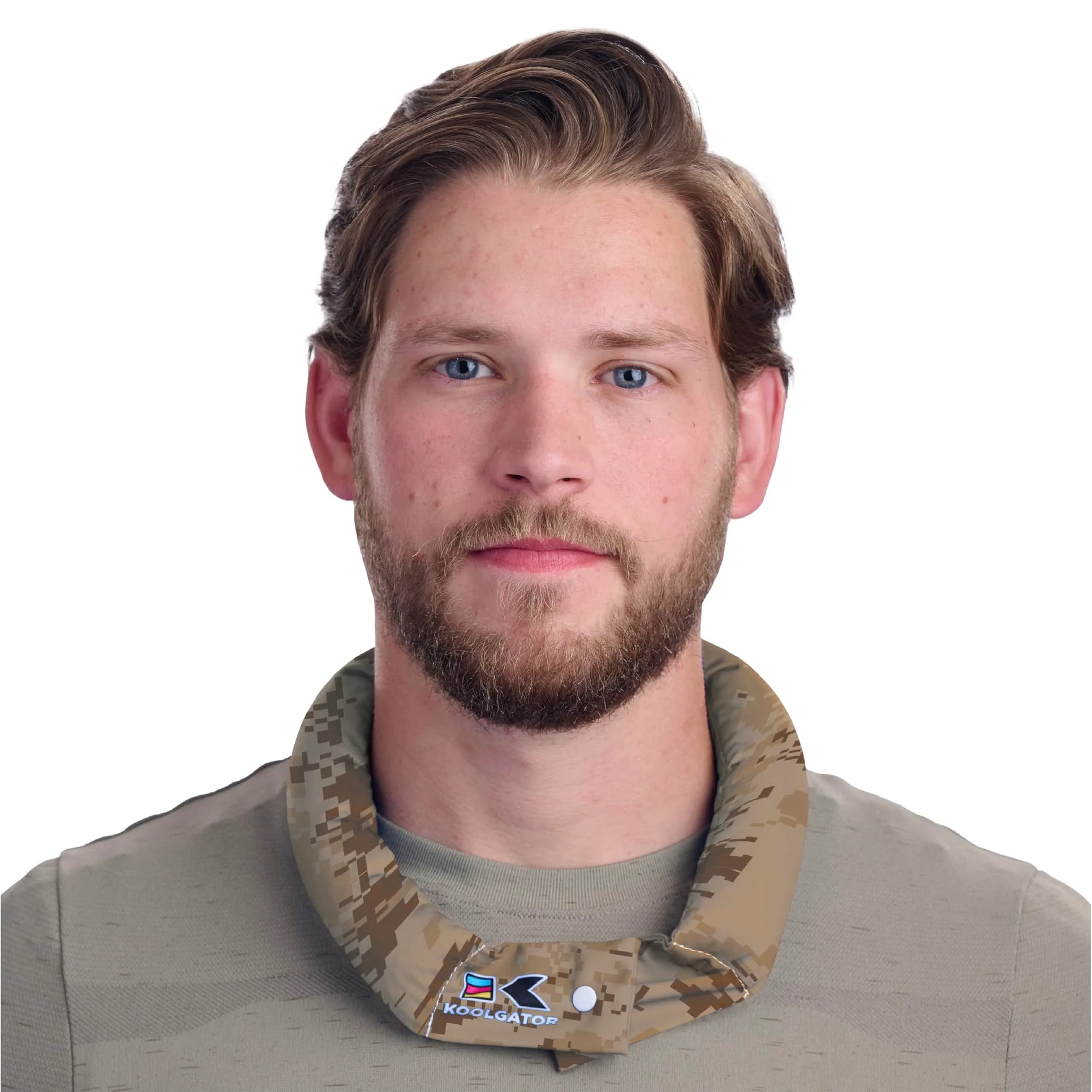 KOOLGATOR Evaporative Cooling Neck Wrap Marpat/Digital Camo 1 Pack | Reusable Cooling for Active Use