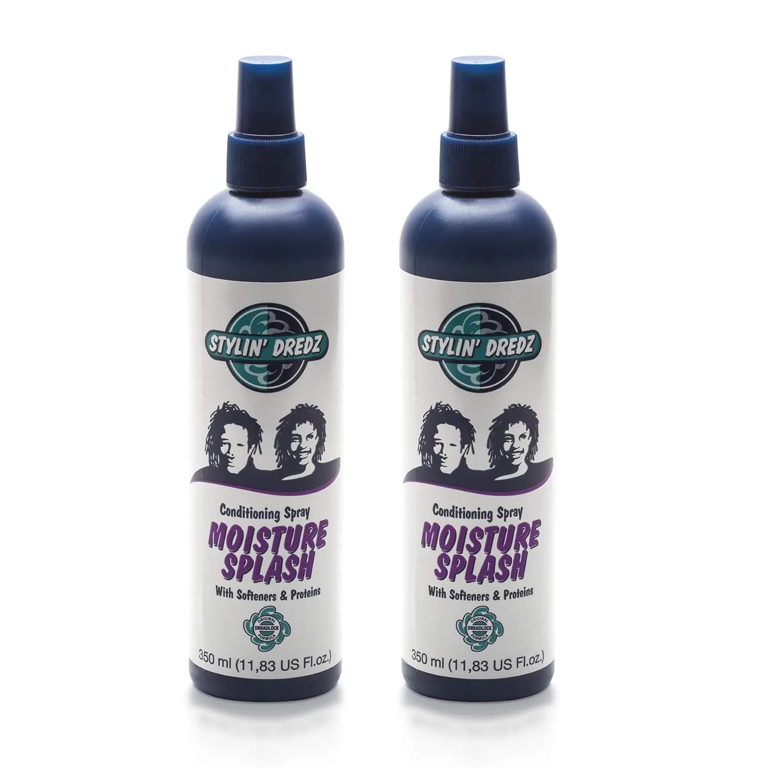 Stylin Dredz Moisture Splash Conditioning Braid Spray 350 ml Pack of 2 | Moisturizes & Soothes Dry Scalps