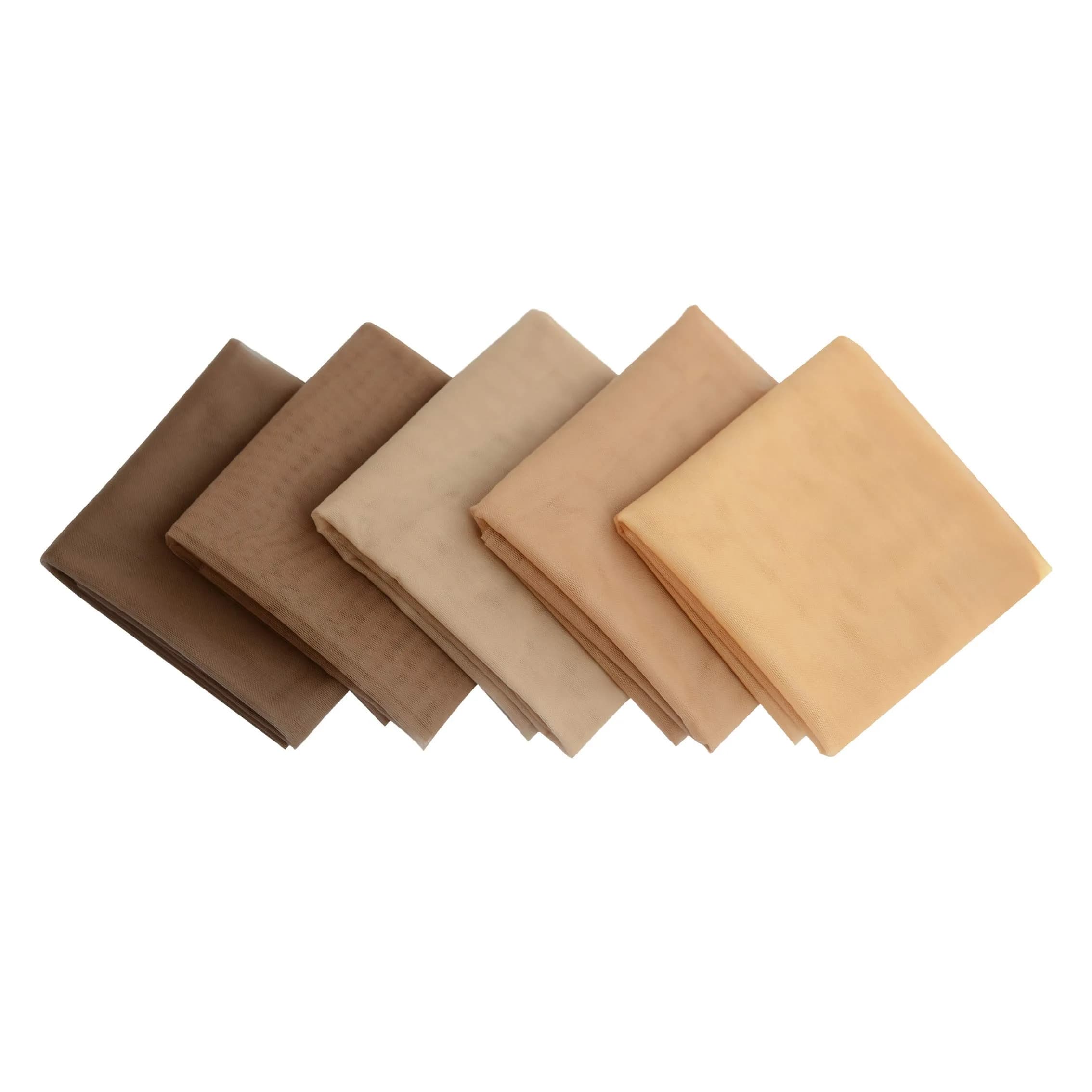 YANTAISIYU Swiss Lace Net for Wig Making 90cm x 120cm (35.4" x 47.2") | Light Brown Nylon Material for Wigs, Closures, Toupees, Caps - main product image