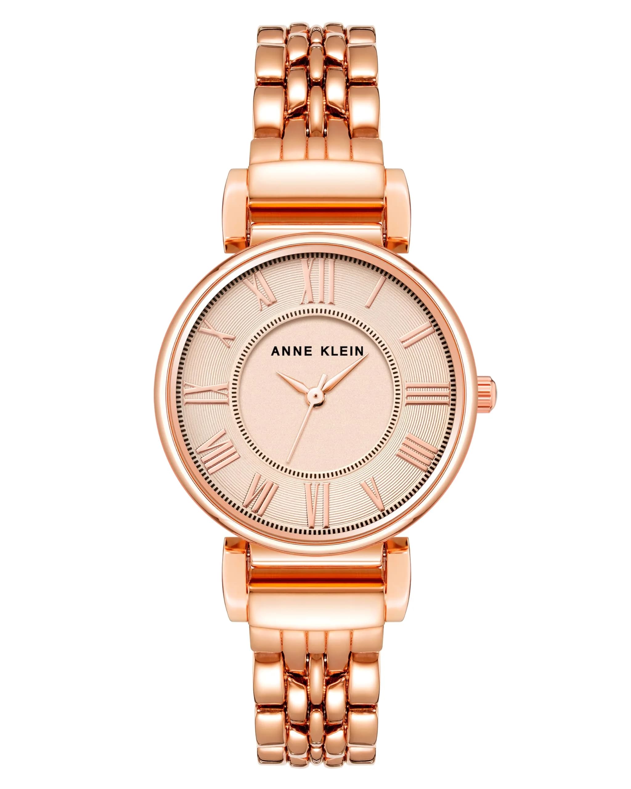 Anne Klein Women's Rose Gold-Tone Bracelet Watch 30mm (1.18in) | Japanese Quartz Movement - main product image