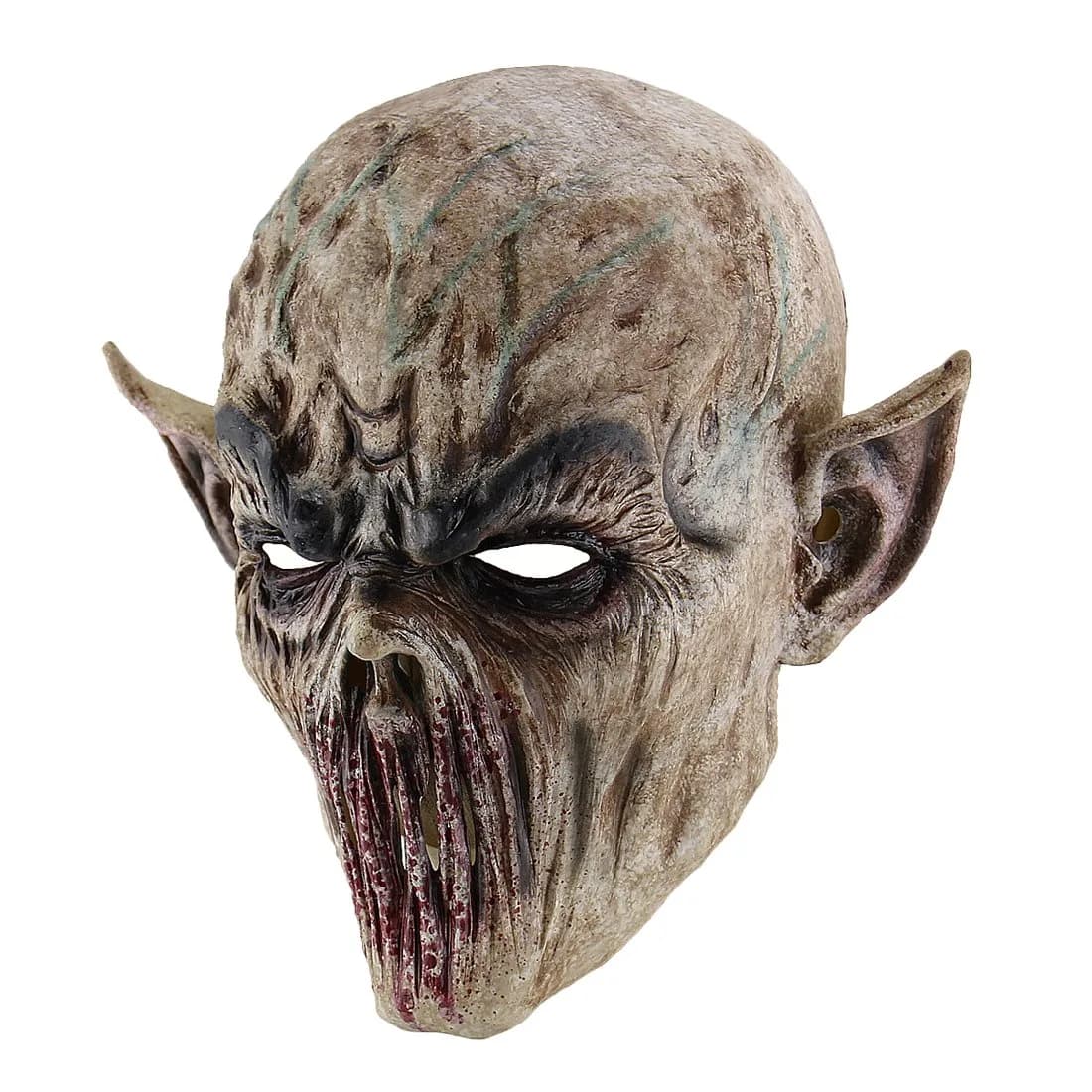 Quligeta Scary Halloween Mask - Terror Ghost Devil Zombie Latex Mask | One Size Fits Most - main product image