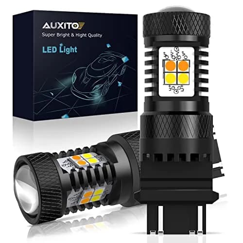 AUXITO 7443 LED Bulbs for Reverse Lights Brake Tail Lights 6000K White (2-Pack, 1300LM per bulb) | Brighter, Energy-Saving Replacement