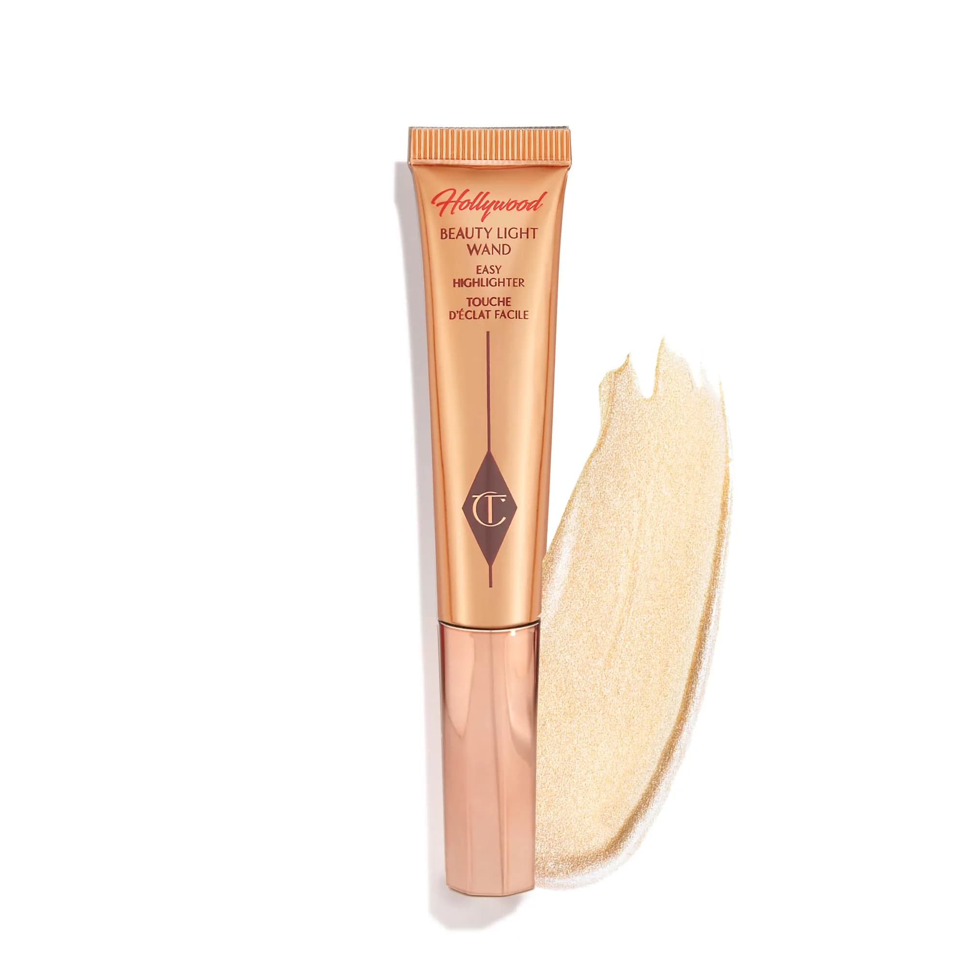 Charlotte Tilbury Beauty Light Wand - Liquid Highlighter Makeup | Rose Gold, Buildable, 0.4 Fl Oz - main product image