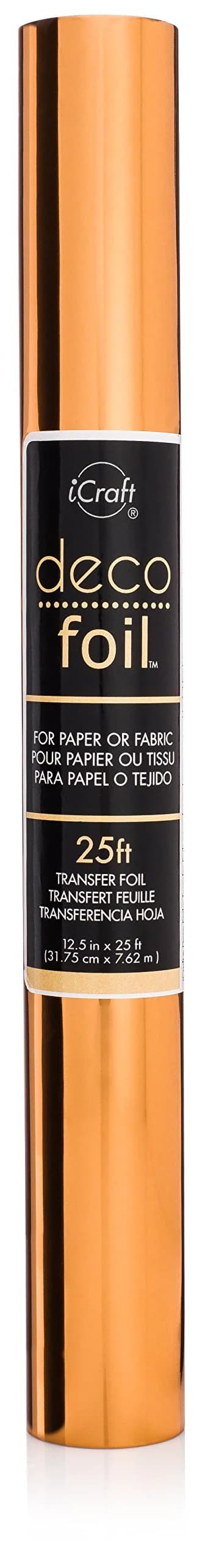 iCraft Deco Foil Value Roll Copper 31.75 cm (12.5 in) x 7.62 m (25 ft) | Toner Reactive & Textile Foil - main product image