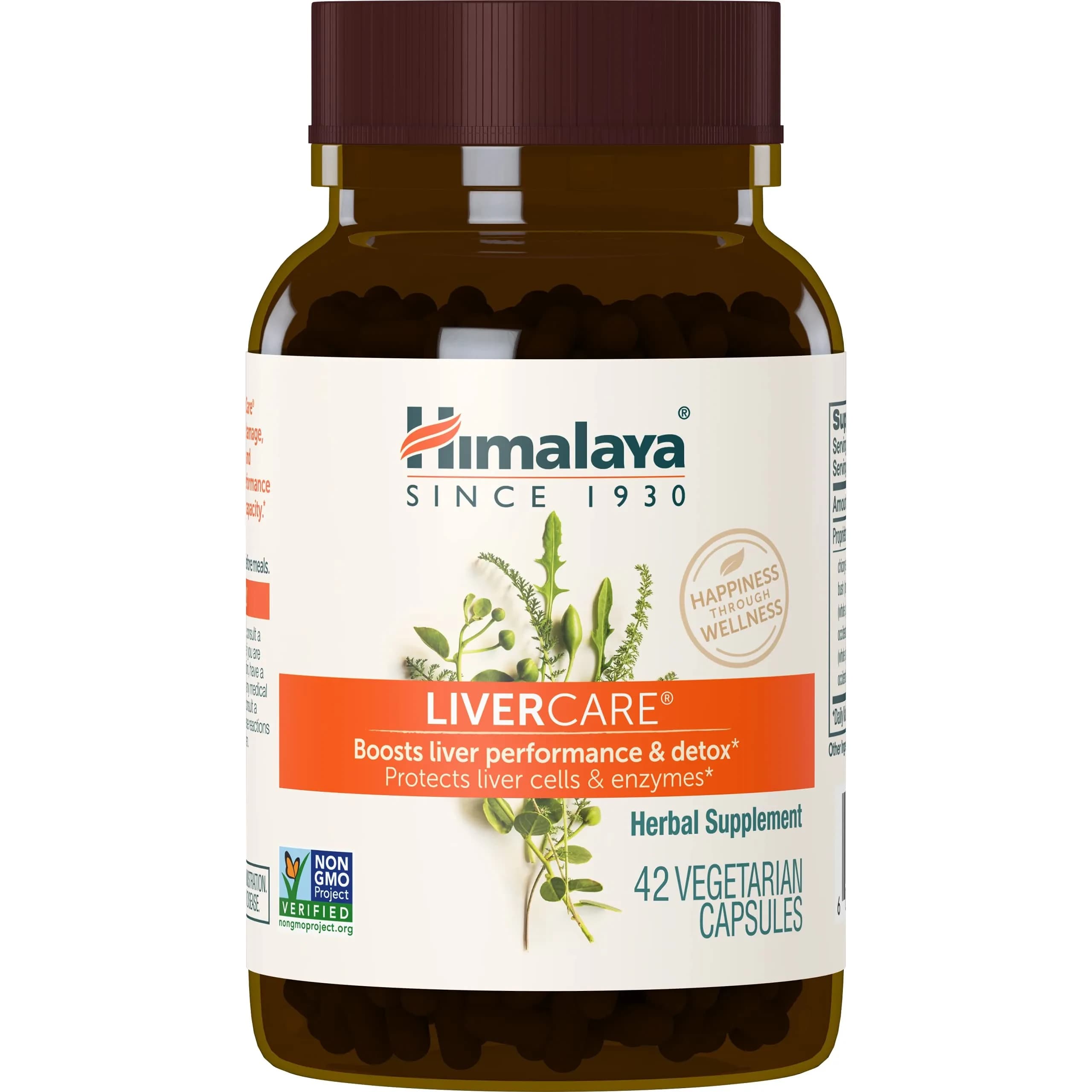 Himalaya LiverCare Herbal Liver Support Supplement 375 mg (42 Count) | Promotes Detox & Waste Elimination - main product image