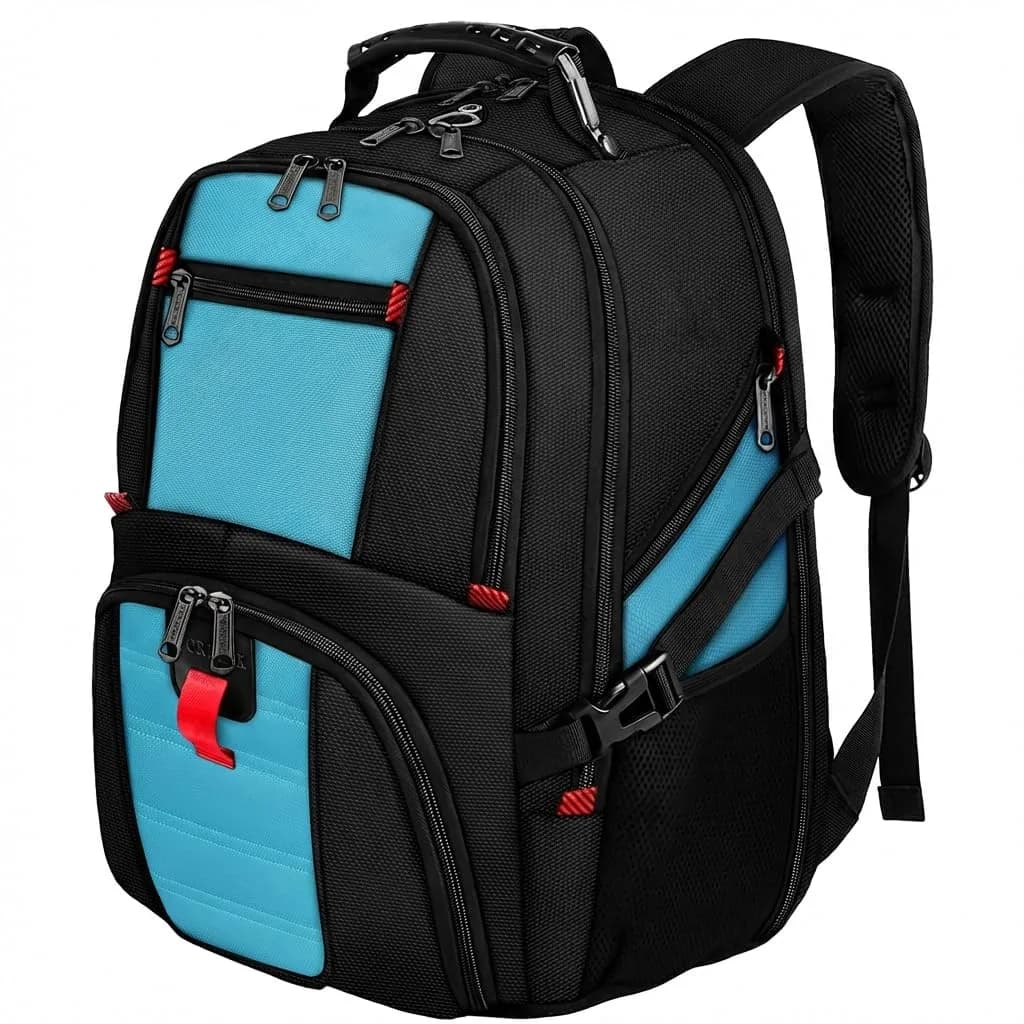 YOREPEK Large Laptop Backpack for Men, Heavy Duty Travel Backpack 49cm (19.3") | TSA Approved Carry-On - main product image