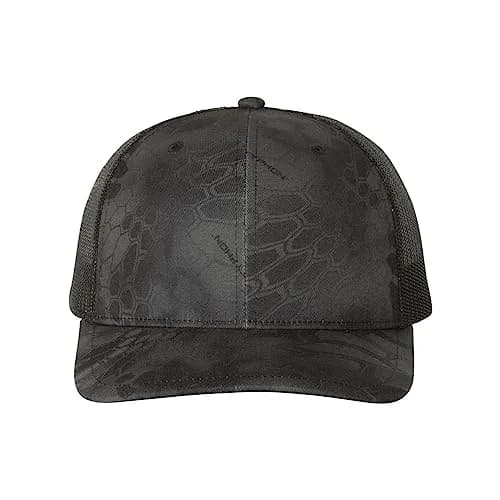 Richardson Unisex 112 Trucker Baseball Cap, Split Maroon/White, One Size