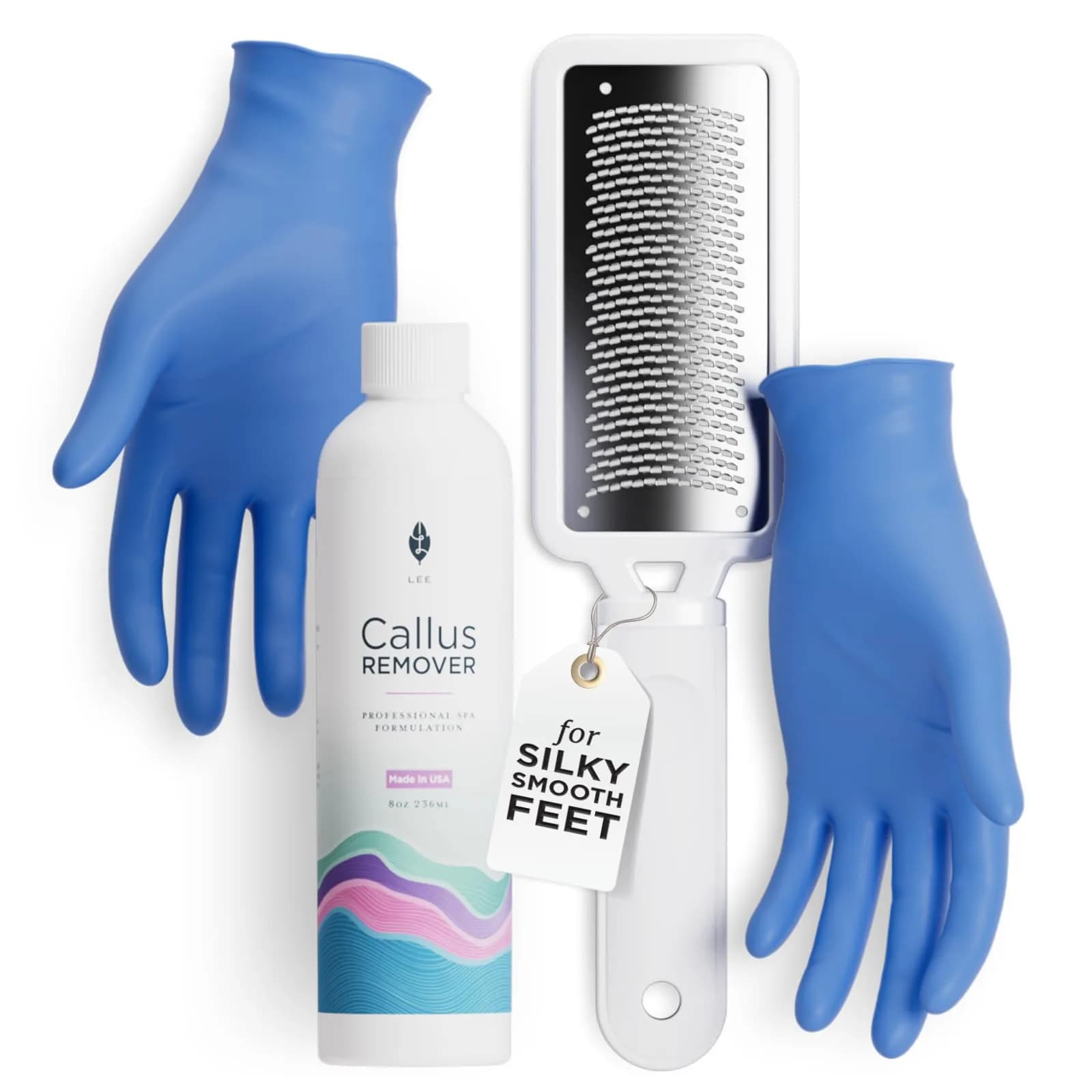 Lee Beauty Professional Gel Callus Remover 8oz (237ml) | Fast-Acting Formula for Smoother Feet - main product image