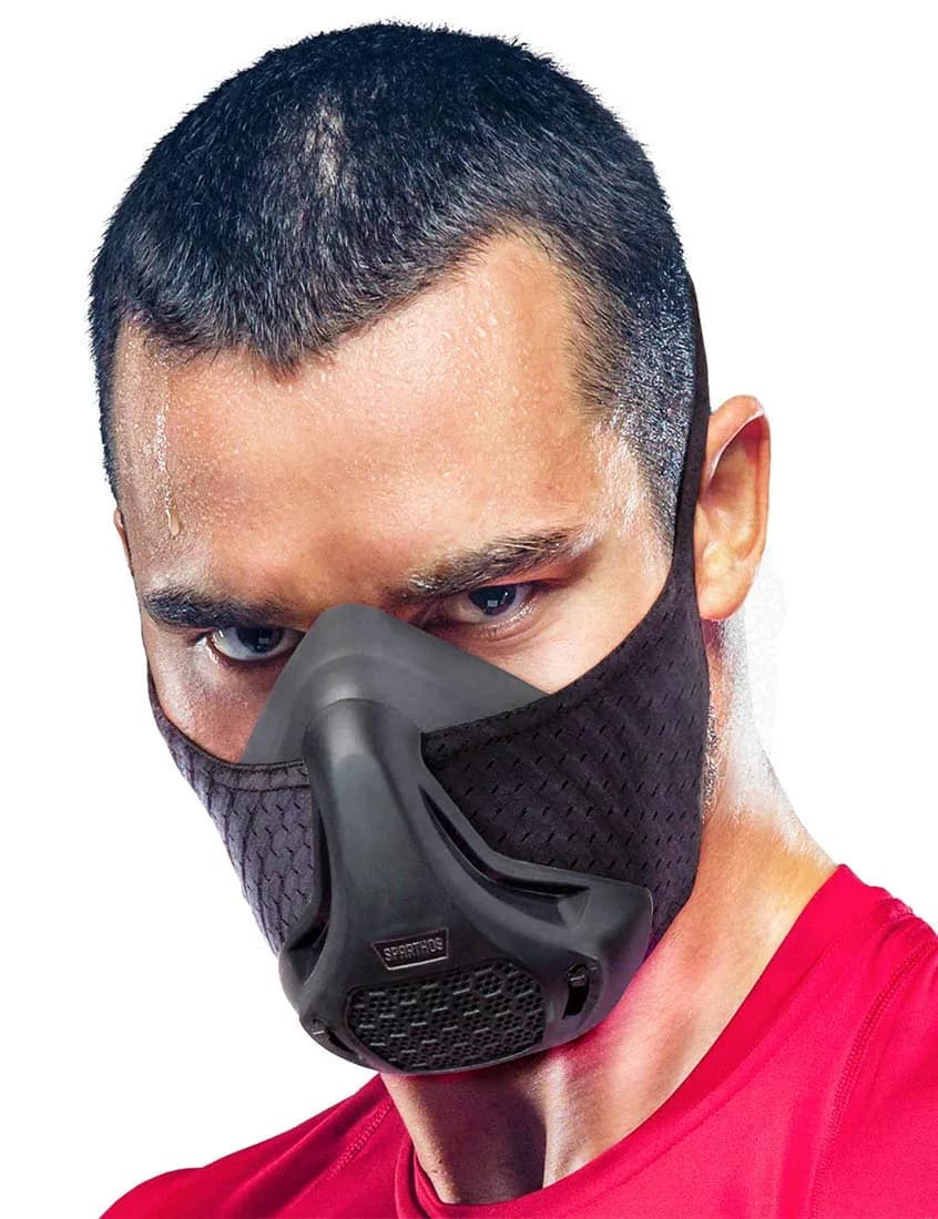 Sparthos High Altitude Training Mask, Running Breathing Mask - Midnight Black | 16 Breathing Levels - main product image