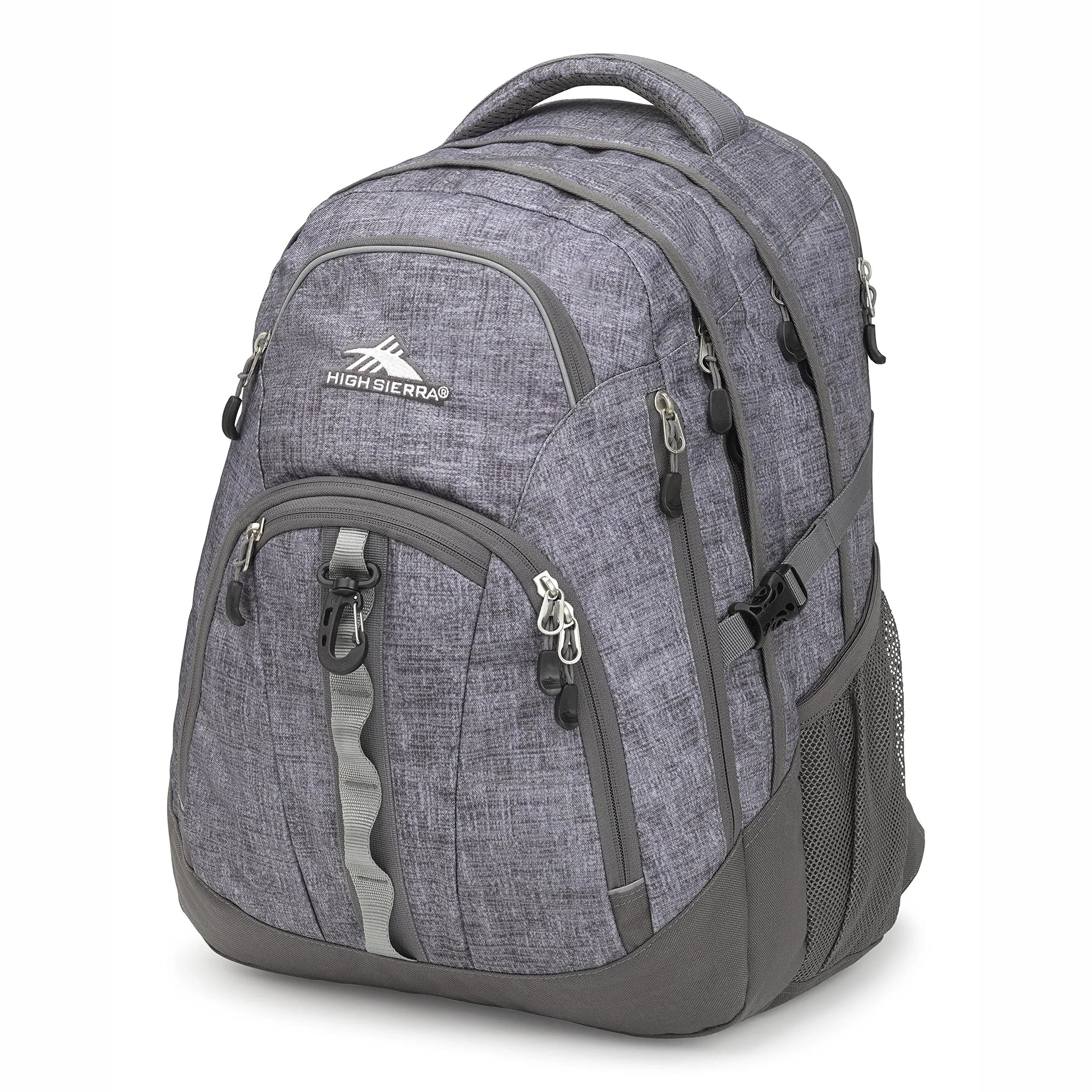 High Sierra Access 2.0 Laptop Backpack, Woolly Weave/Slate, 34L (20.2"x15"x7.6") | Padded Laptop Sleeve & Tablet Sleeve - main product image