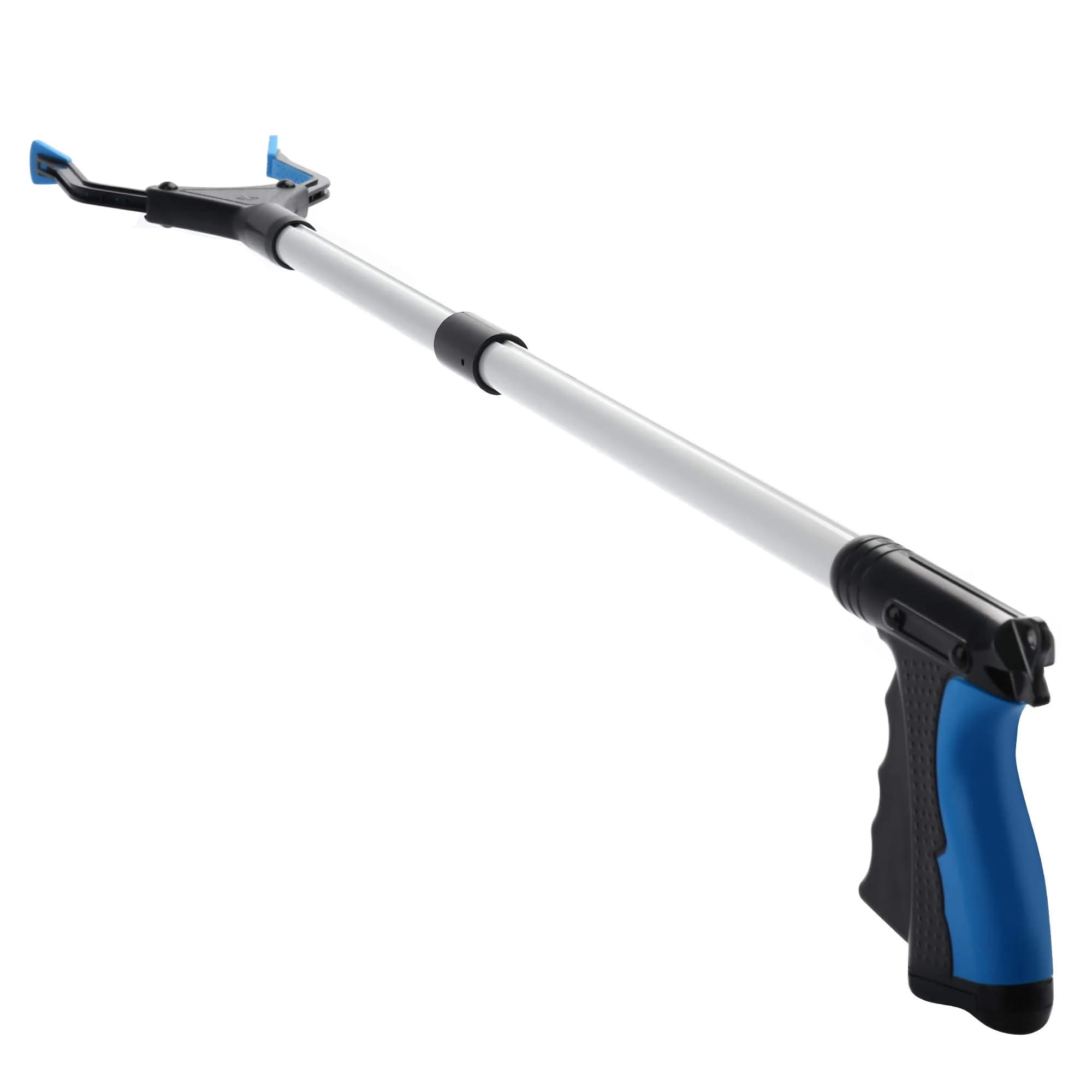ZAYAD Reacher Grabber Tool, Foldable (Blue-32INCH) | Heavy Duty Aluminum, Elderly & Child Friendly - main product image