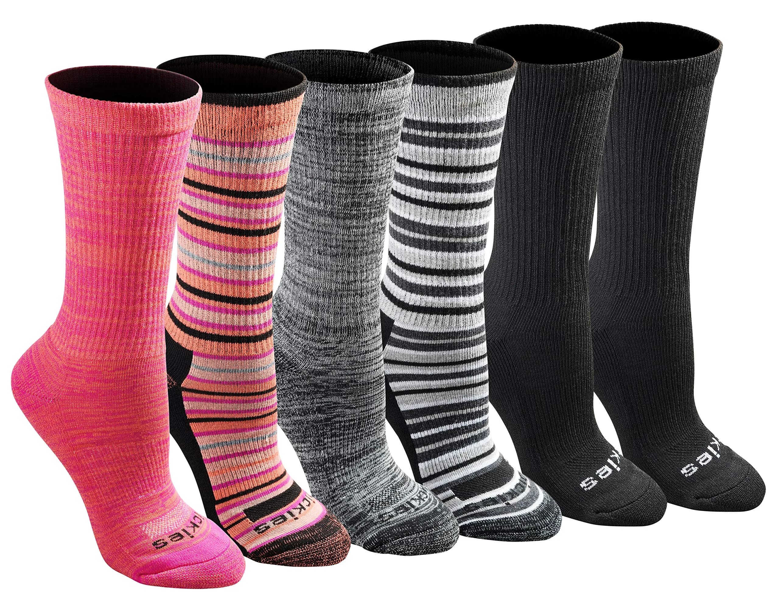 Dickies Women's Dri-Tech Moisture Control Crew Socks | Moisture-Wicking, Supportive, Mid-Calf
