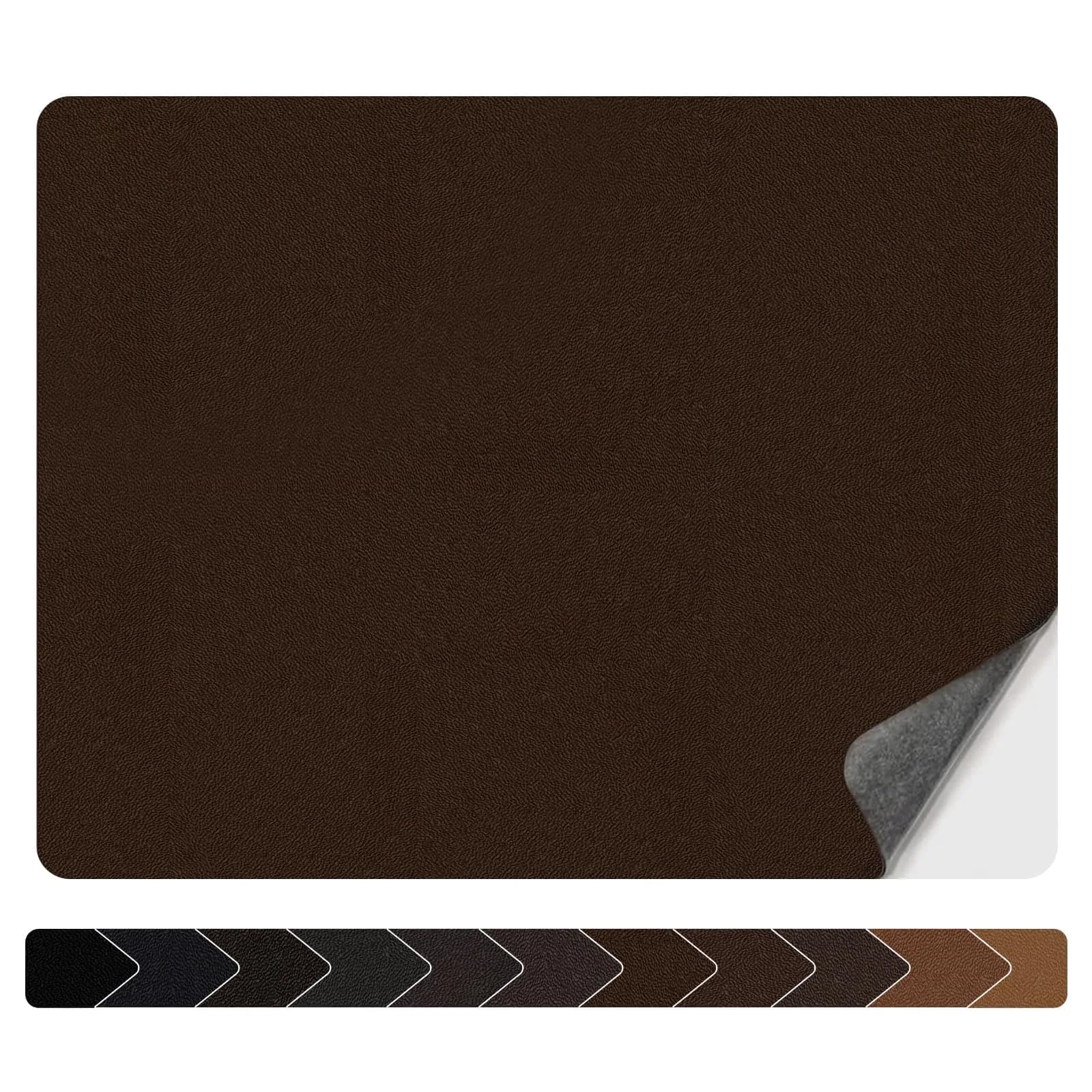 Numola Leather Repair Patch 8x11 Inch (20.3x27.9 cm) Medium Brown | Waterproof Self-Adhesive Fabric Tape - main product image