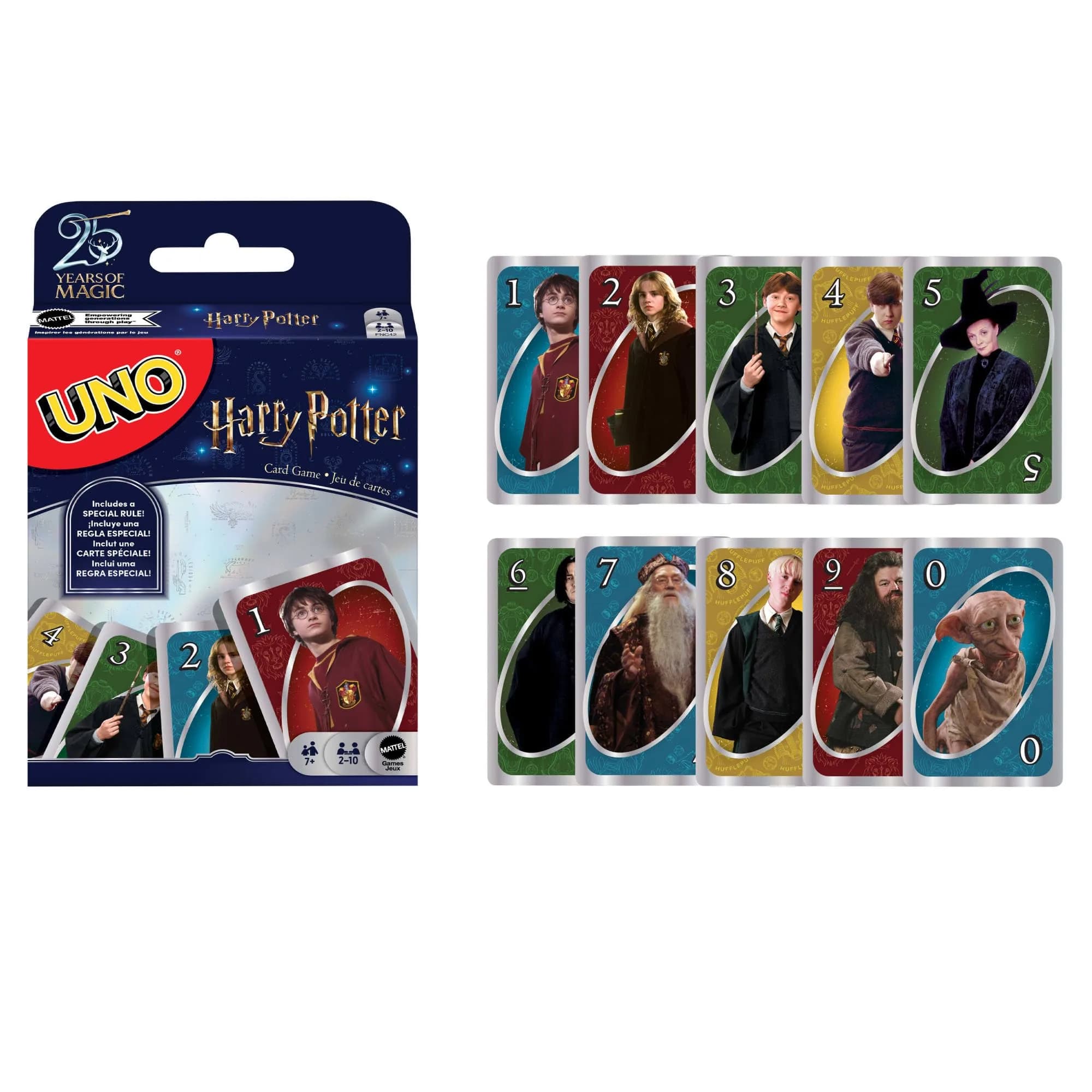 Mattel Games UNO Harry Potter Card Game | 112 Cards, Ages 7+ - main product image