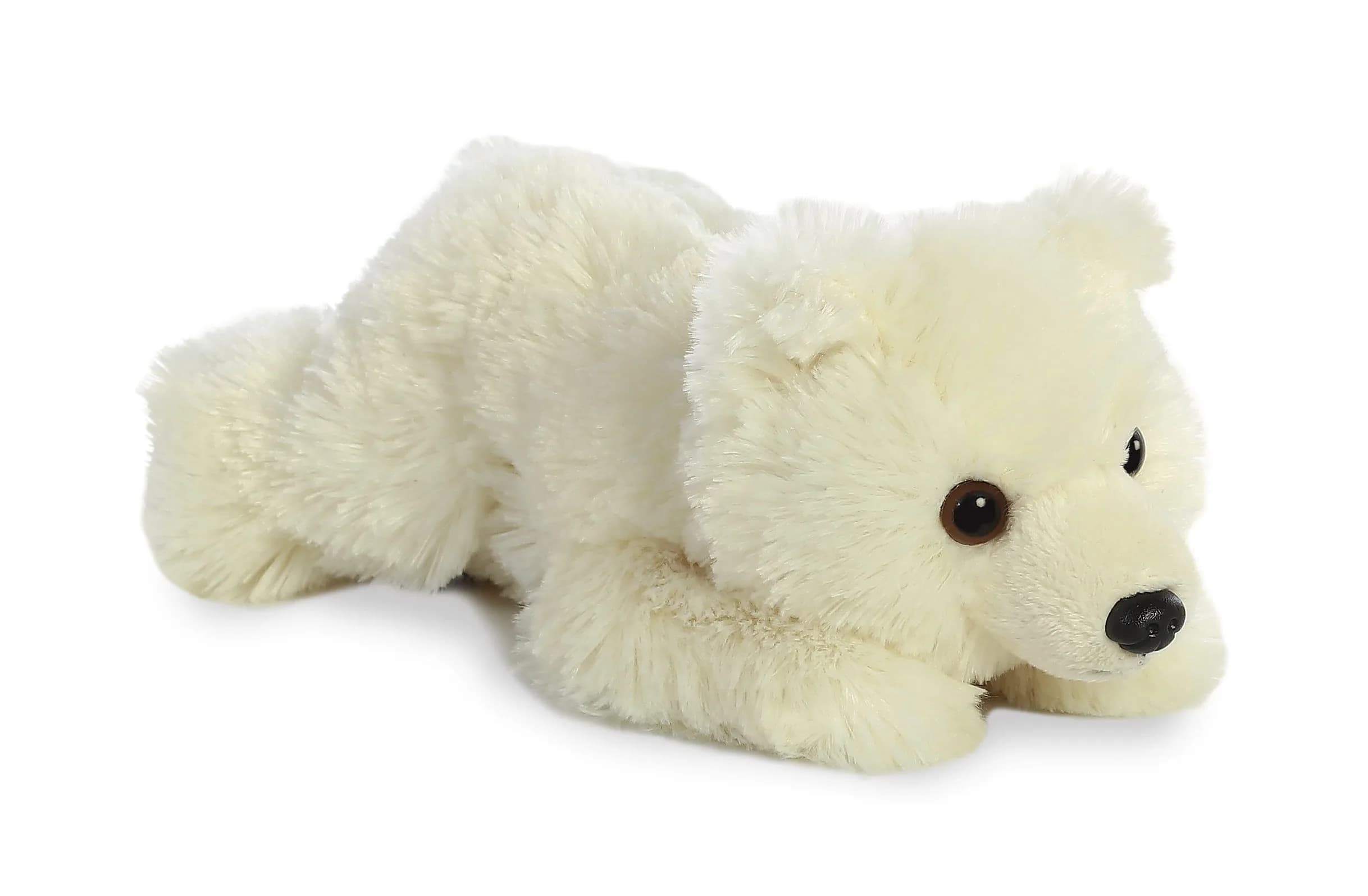 Aurora Adorable Mini Flopsie Polar Bear Stuffed Animal 22.9cm (9 Inch) | Soft, Safe, and Cuddly Toy for Kids - main product image