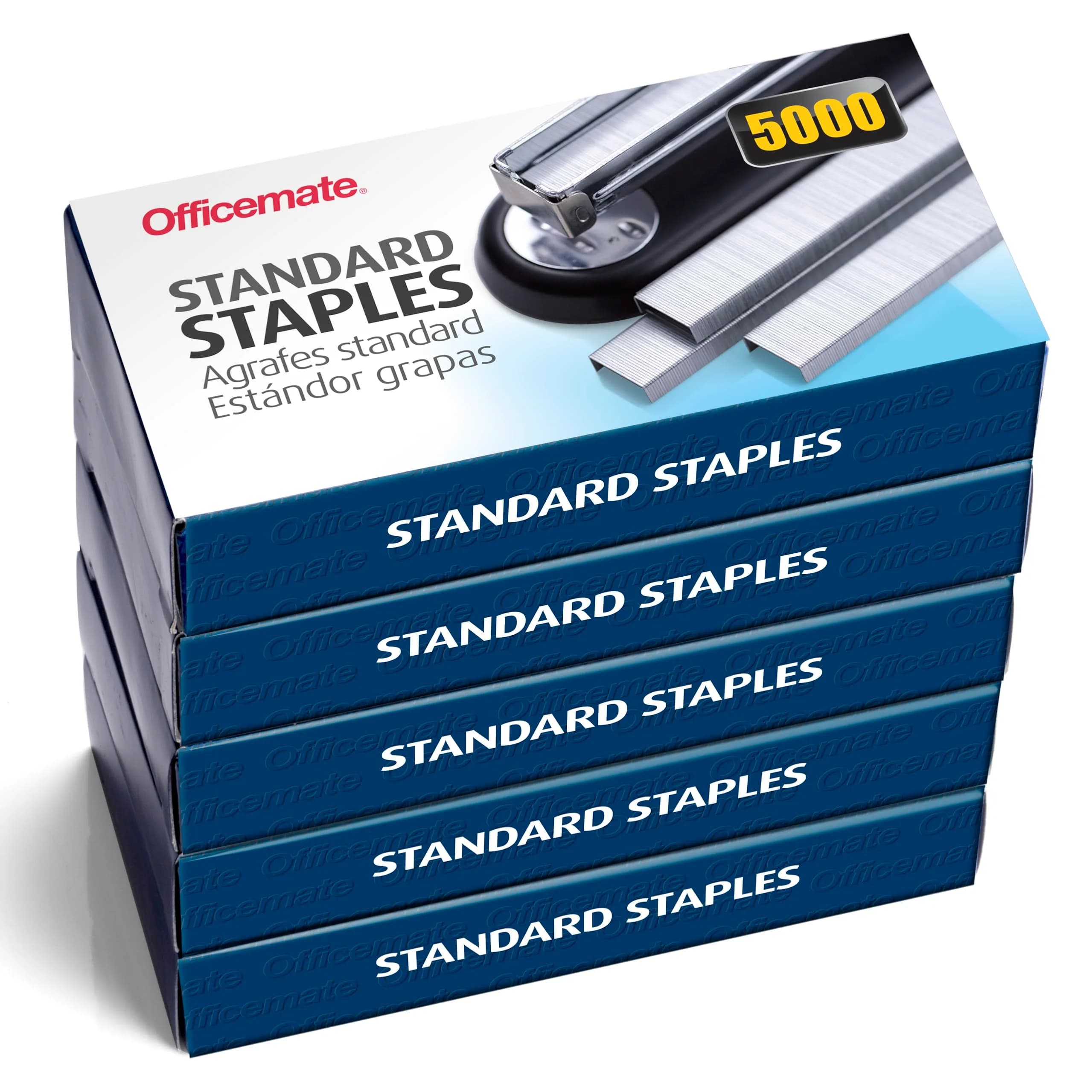 Officemate Standard Staples 1/4-Inch Leg Length, 25,000 Count | Reliable Performance for Everyday Paper Fastening - main product image