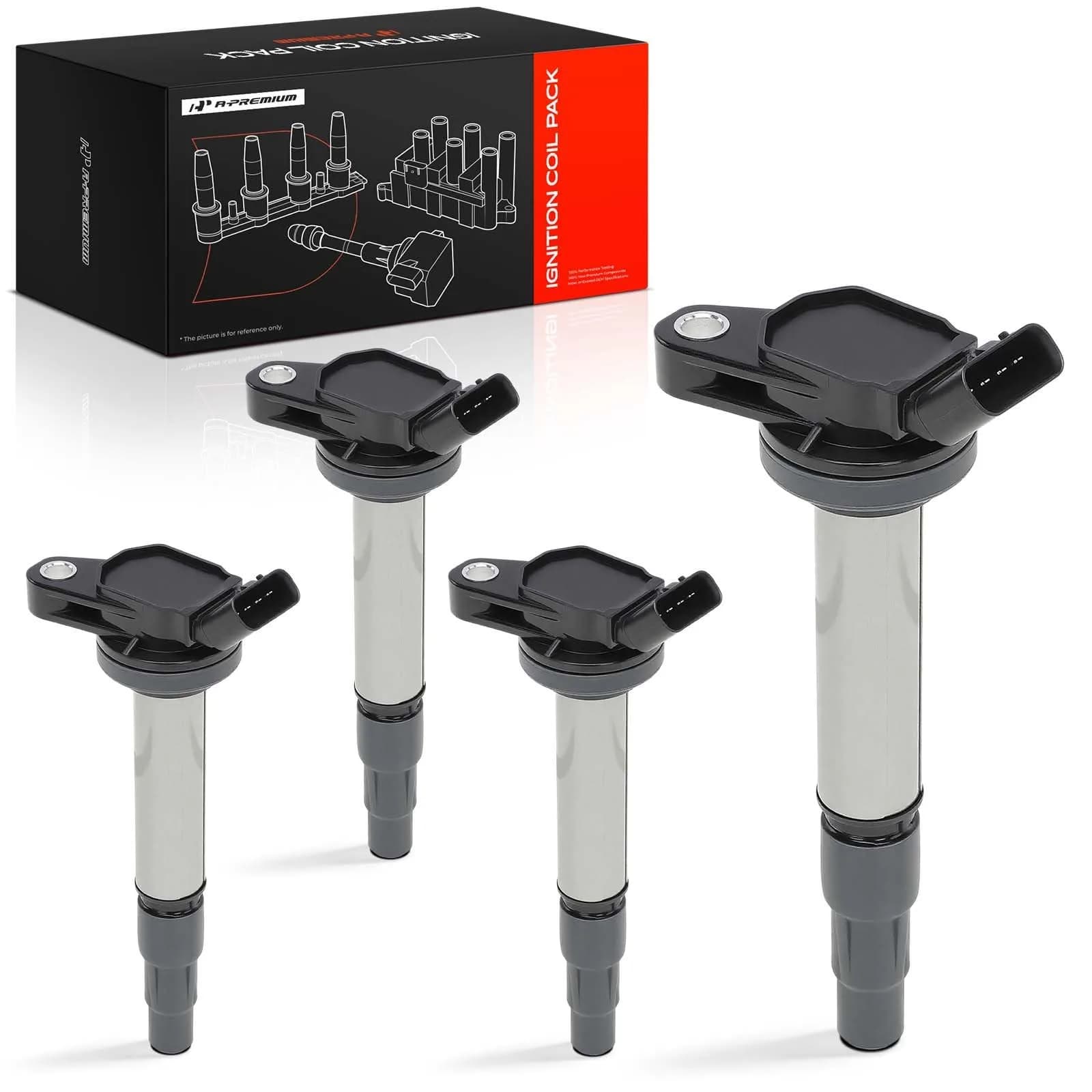 A-Premium Ignition Coil Pack Set of 4 | OEM-Quality 1.8L Compatible