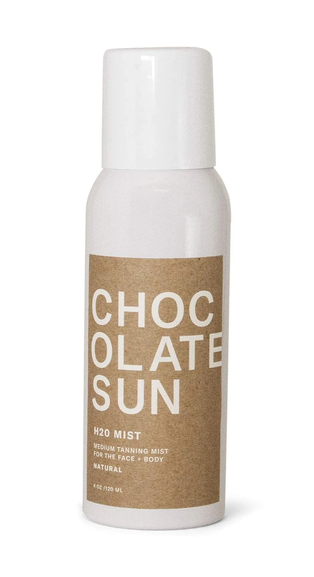 Chocolate Sun H2O Glow Medium Tanning Mist 118ml (4 oz) | Natural Tan with Organic Botanicals
