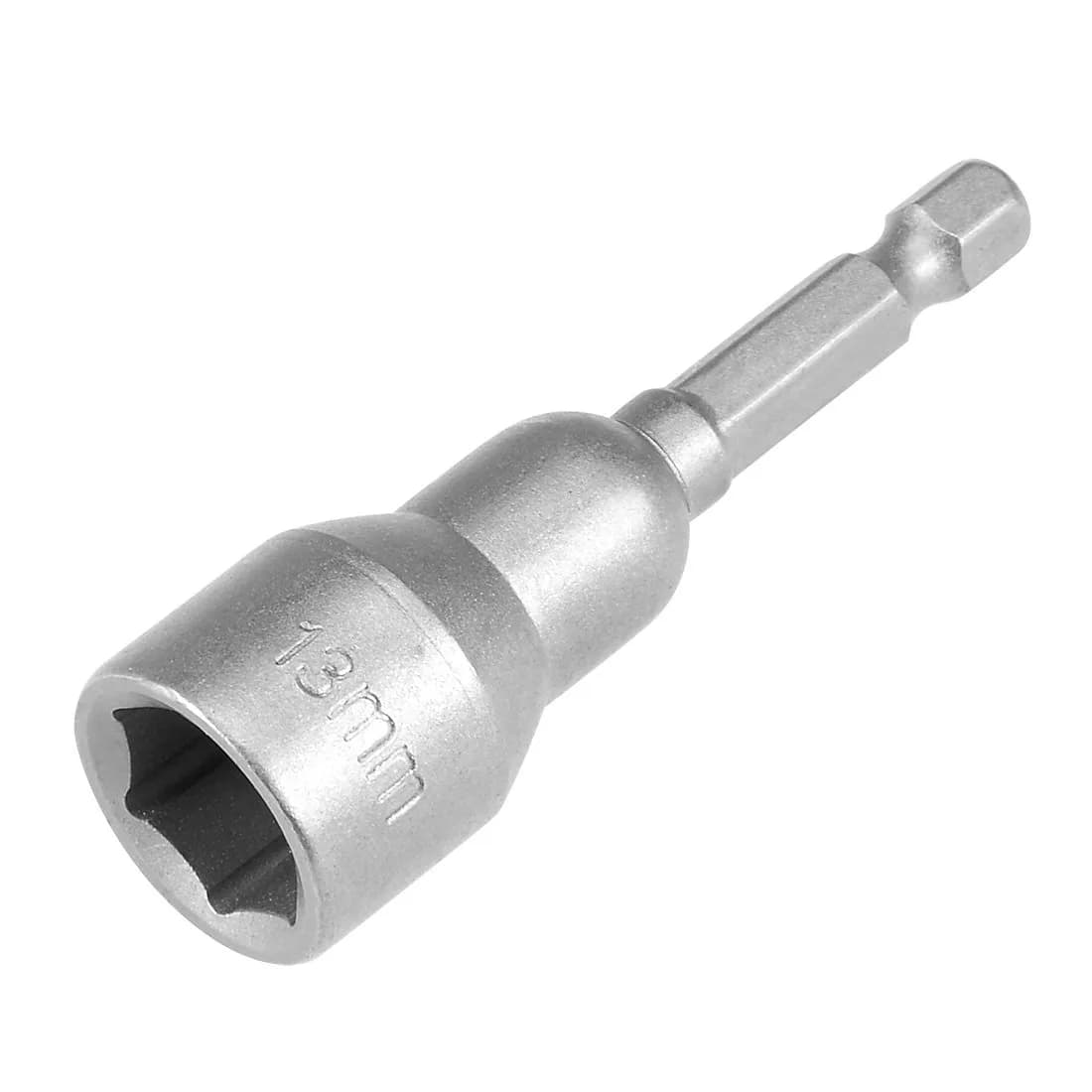 uxcell 1/4" Hex Nut Driver 13mm | Magnetic Impact Socket for DIY & Professional Use