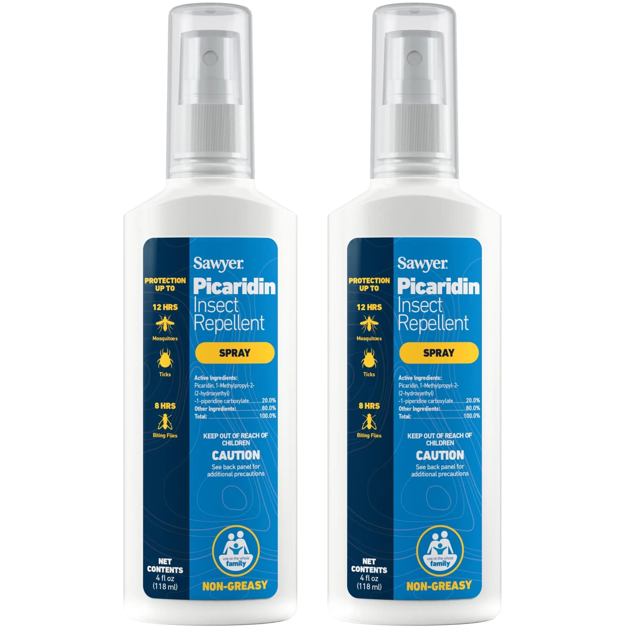 Sawyer Picaridin Insect Repellent Spray 236ml (8 Fl Oz) | EPA Registered, Fragrance-Free - main product image