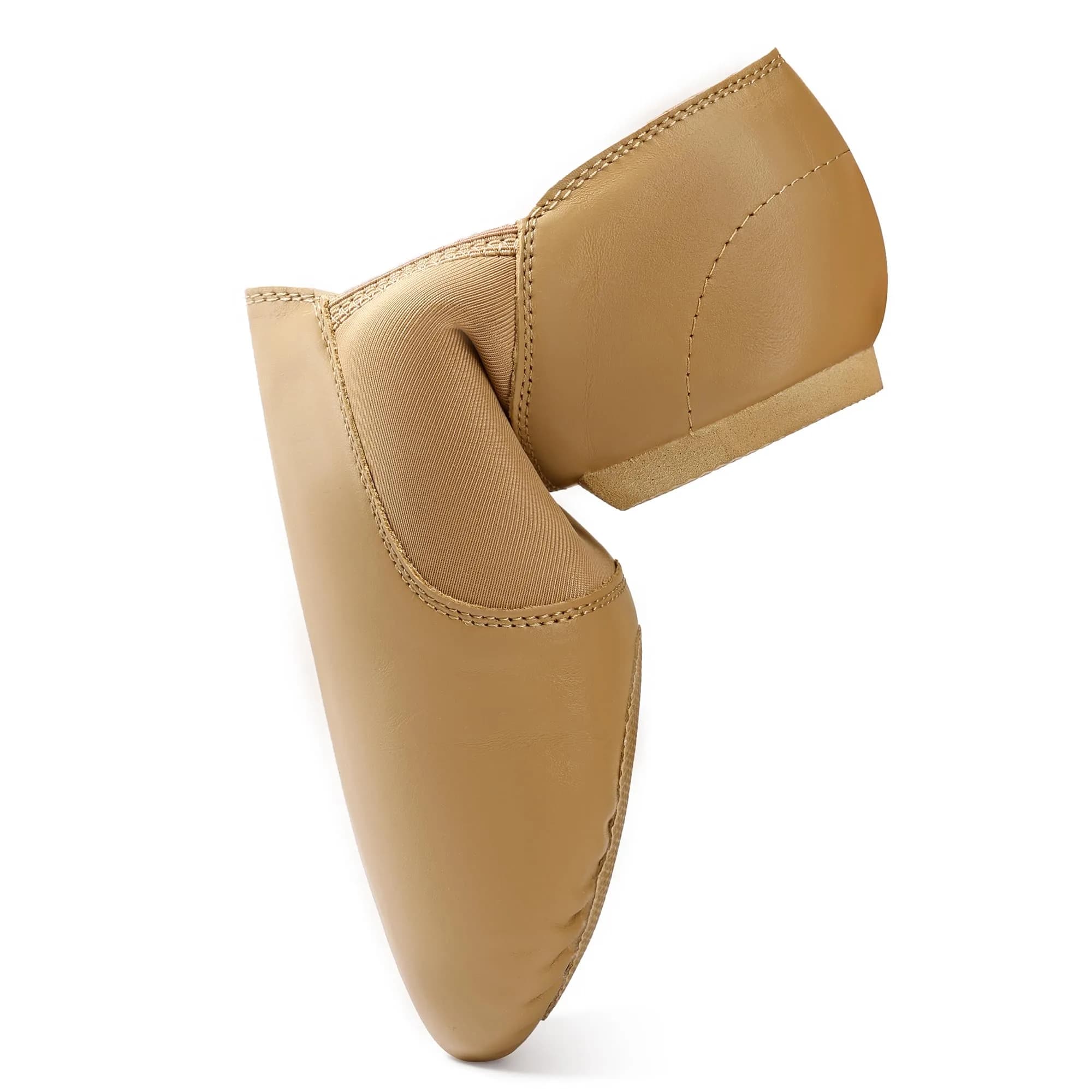 Dynadans Leather Upper Slip-on Jazz Dance Shoe for Women & Men | Comfortable, Durable & Supportive (70-120 chars)