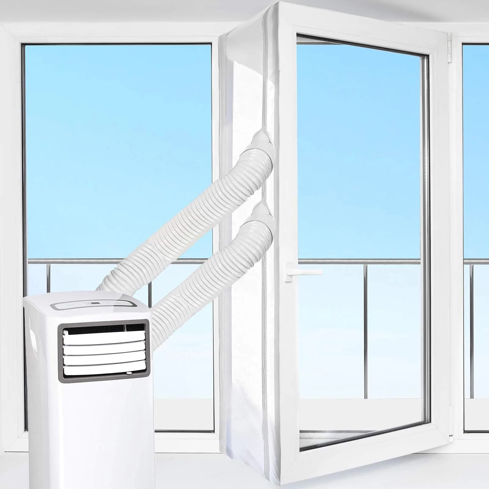 HOOMEE Universal Window Seal for Portable Air Conditioners & Dryers 560cm (220") | Easy Install Kit for Efficient Cooling - main product image