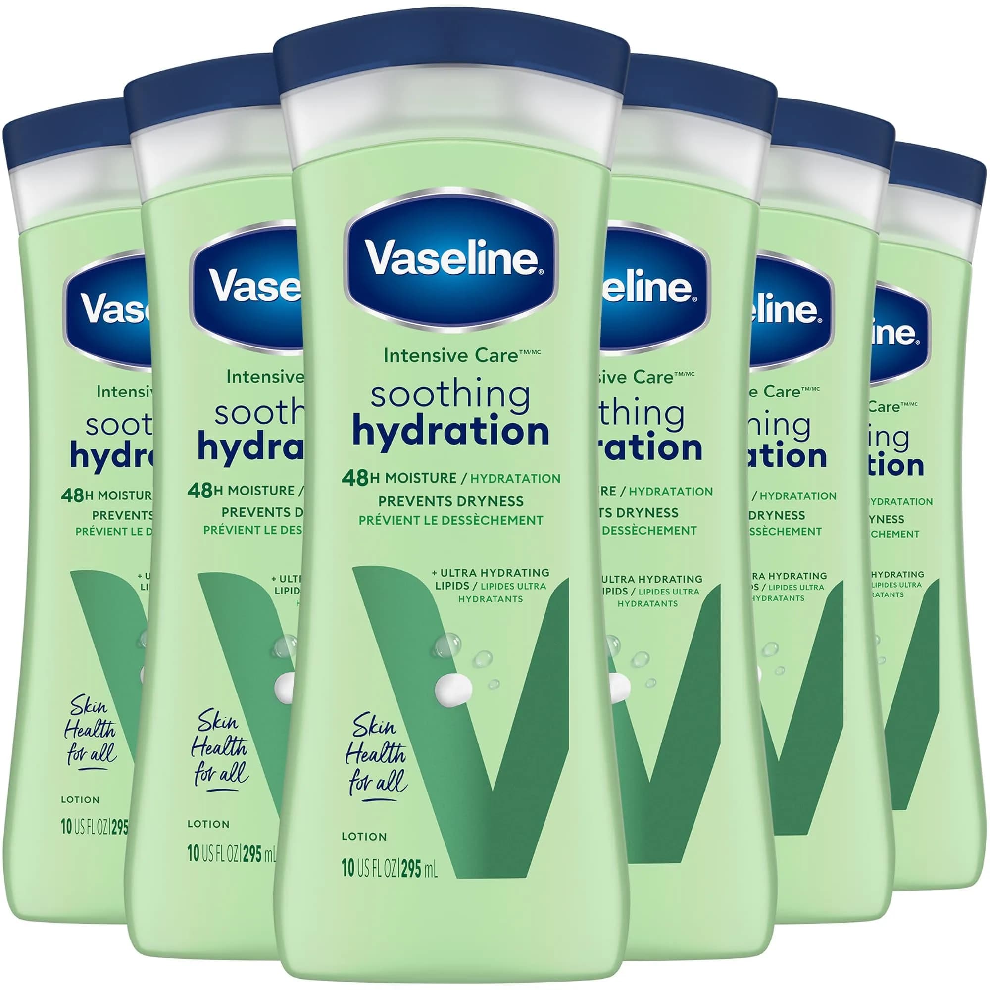 Vaseline Intensive Care Aloe Soothe Body Lotion 2.27 kg (6 x 10 Oz) | Dermatologist-Tested Moisturizer for Dry Skin - main product image