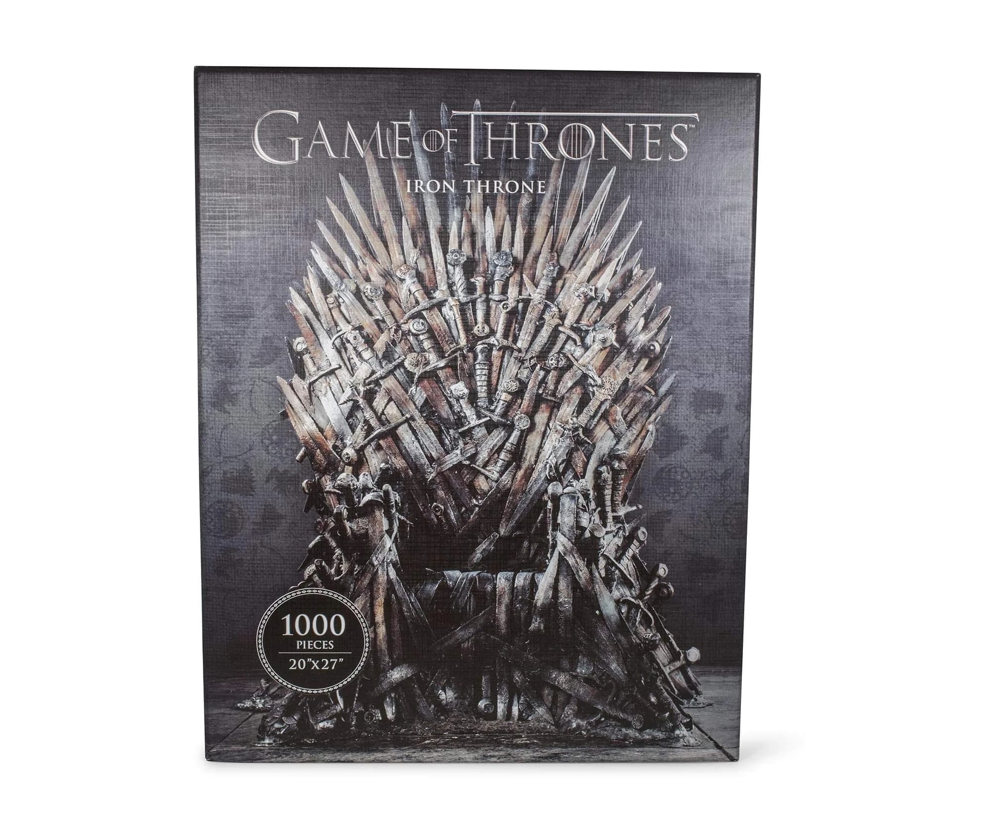 Game of Thrones Iron Throne Deluxe Puzzle 1000 Pieces | Iconic HBO Image, 20" x 27"