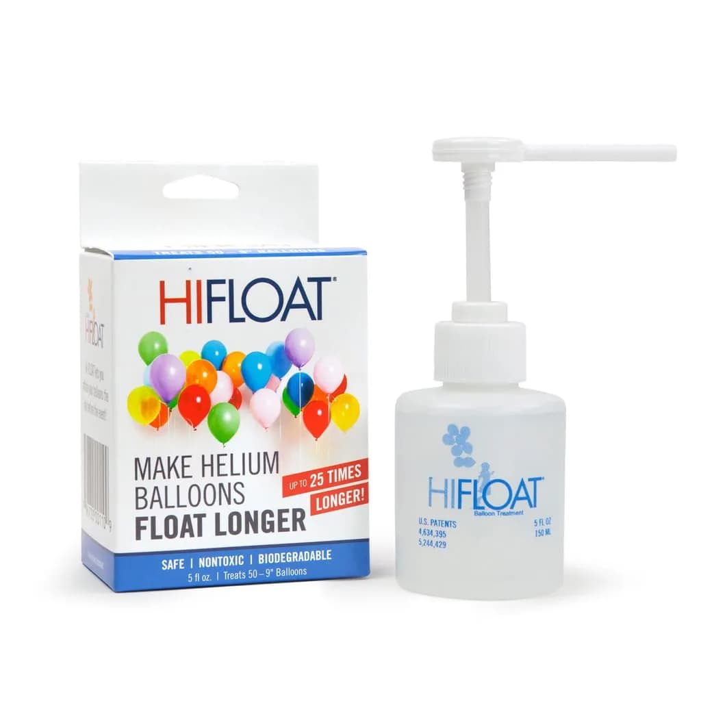 HI-FLOAT ULTRA HI-FLOAT Balloon Treatment with Pump 5 oz (142g) | Extends Helium Float Time Up to 25x - main product image