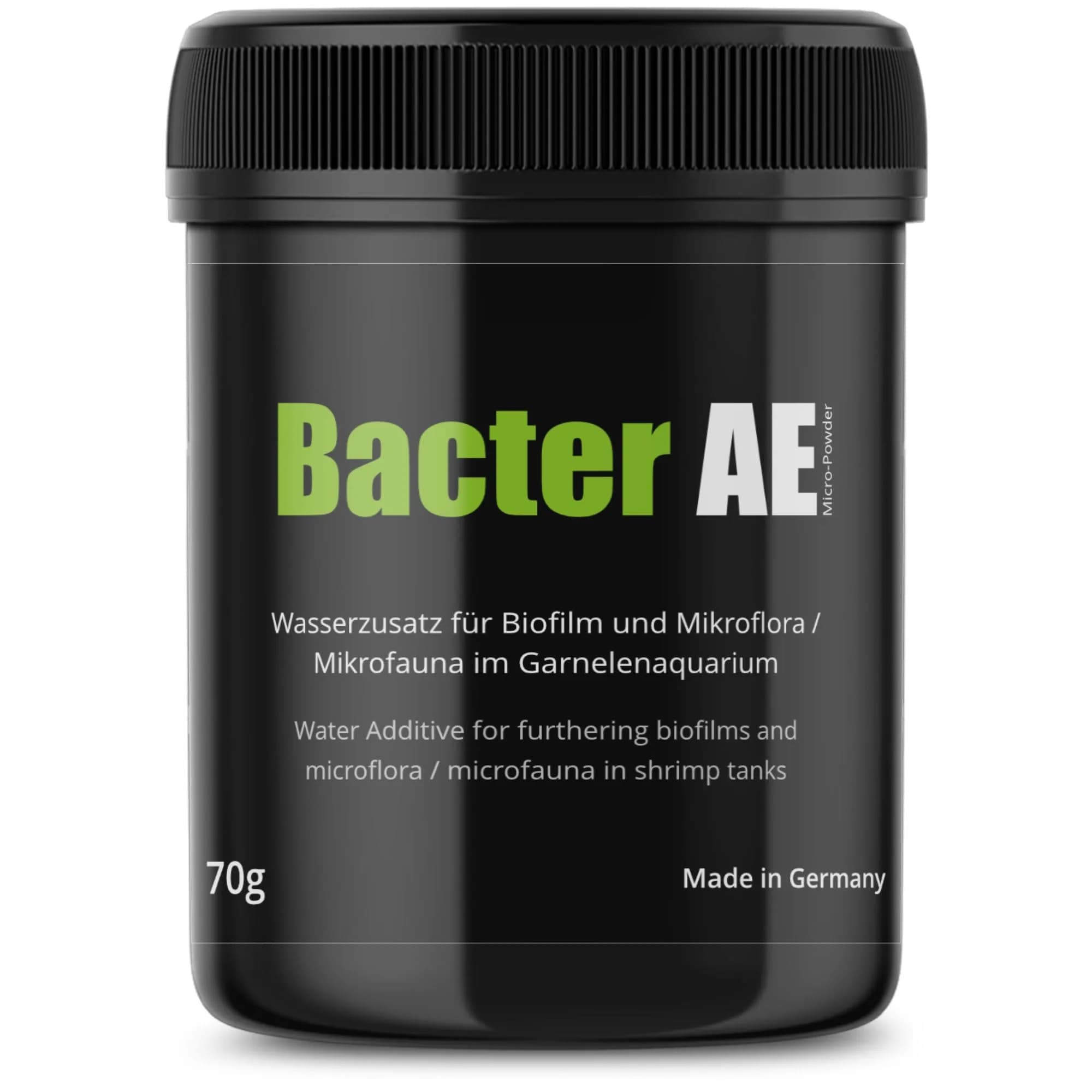 GlasGarten Bacter AE Content 70 g | Aquarium Microorganisms & Enzymes for Shrimp & Fish