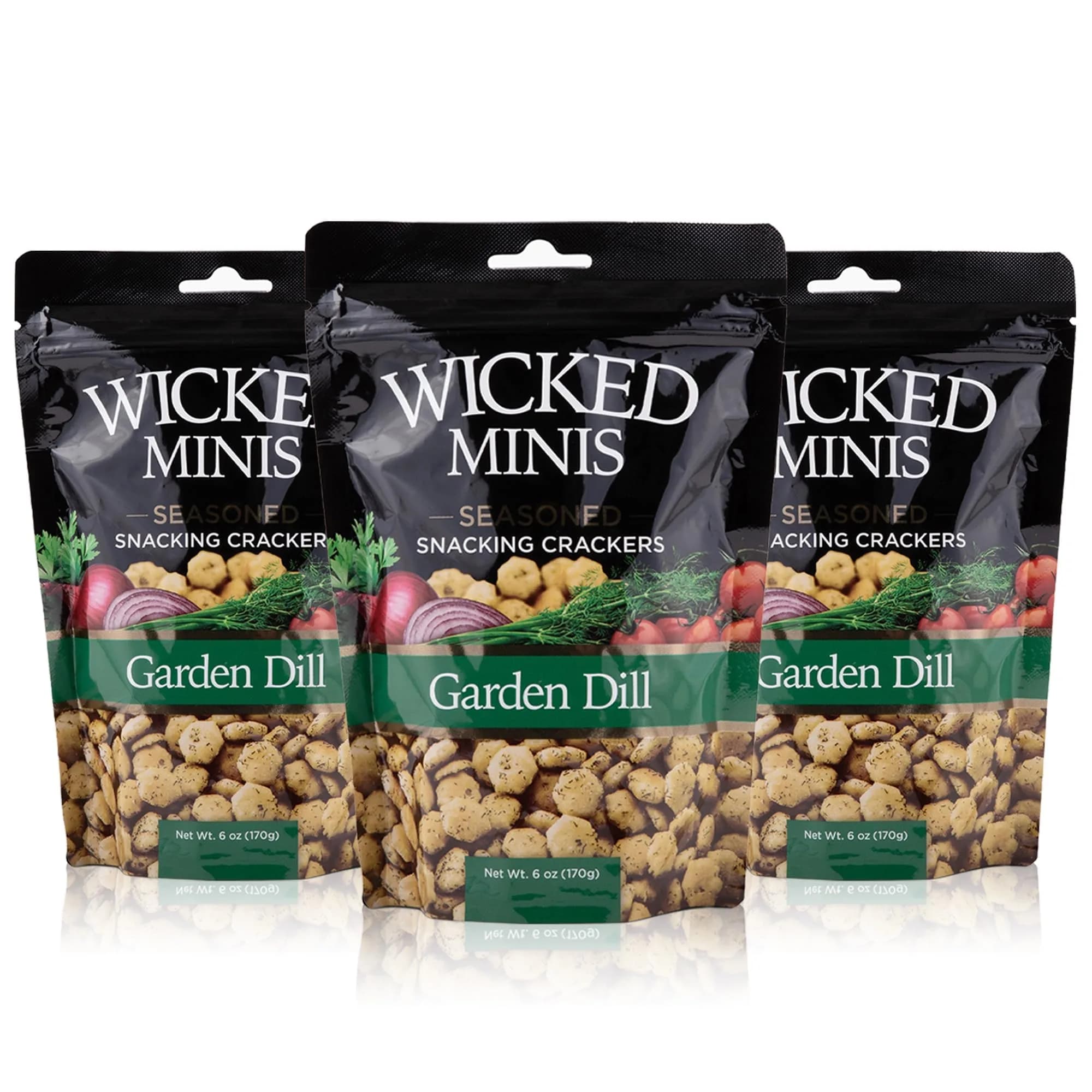 Wicked Mix Soup & Oyster Crackers 6oz | Salted Flavored Mini Puffed Snacks - main product image