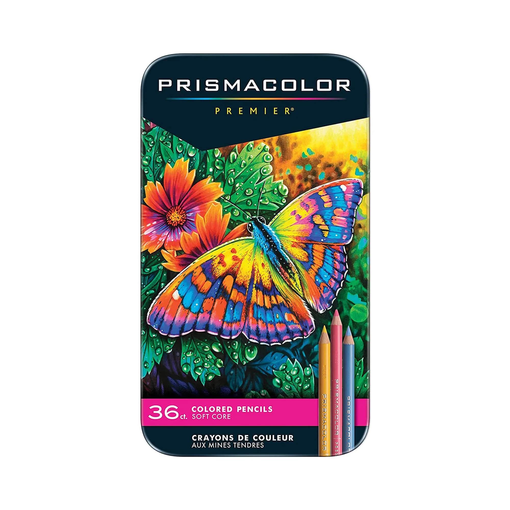 Prismacolor Premier Soft Core Colored Pencils Assorted Colors 36ct | Artist Quality Blendable Pencils - main product image