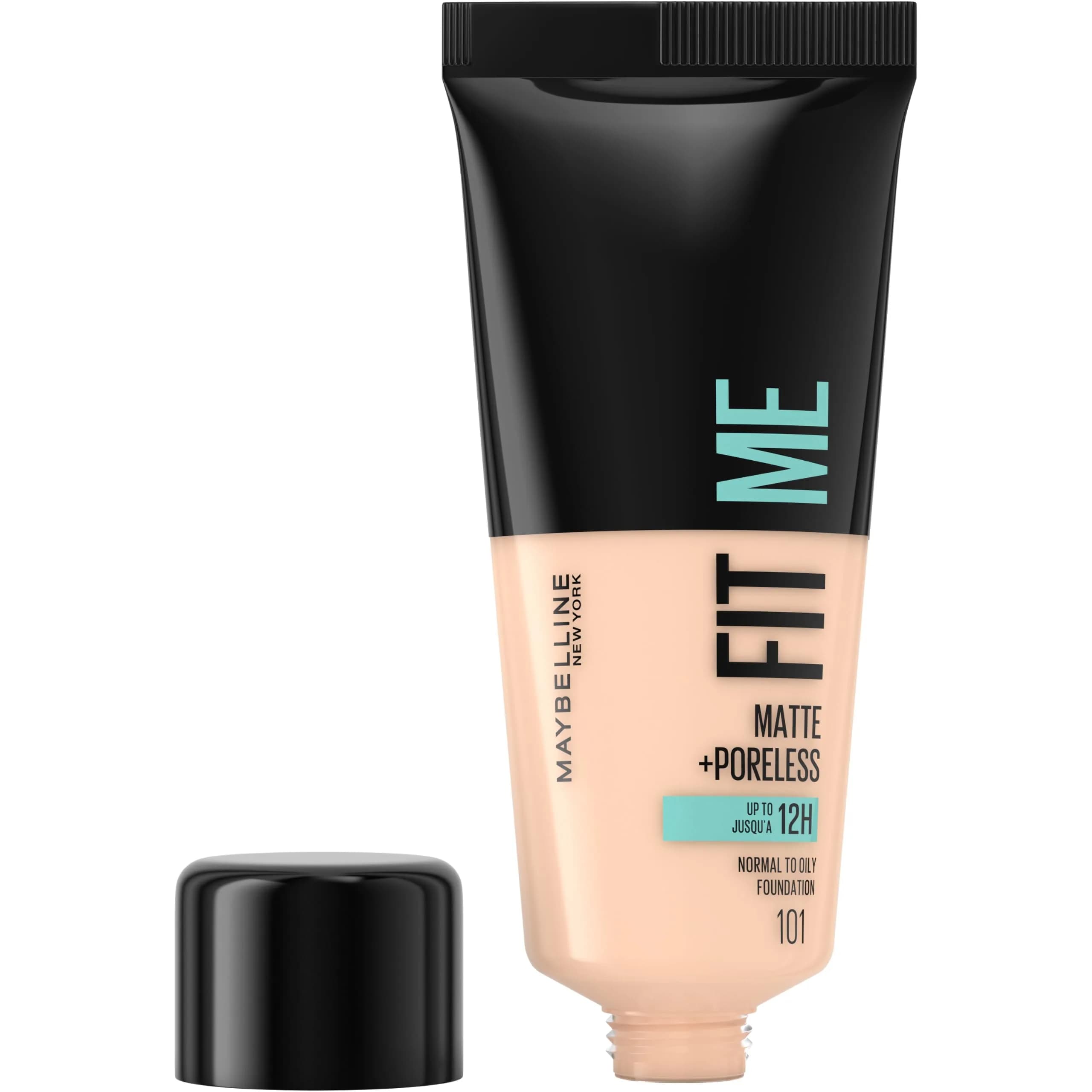 Maybelline Fit Me Matte + Poreless Liquid Foundation, Classic Tan, 2 fl oz (60 ml) | Oil-Free, Pore Minimizing