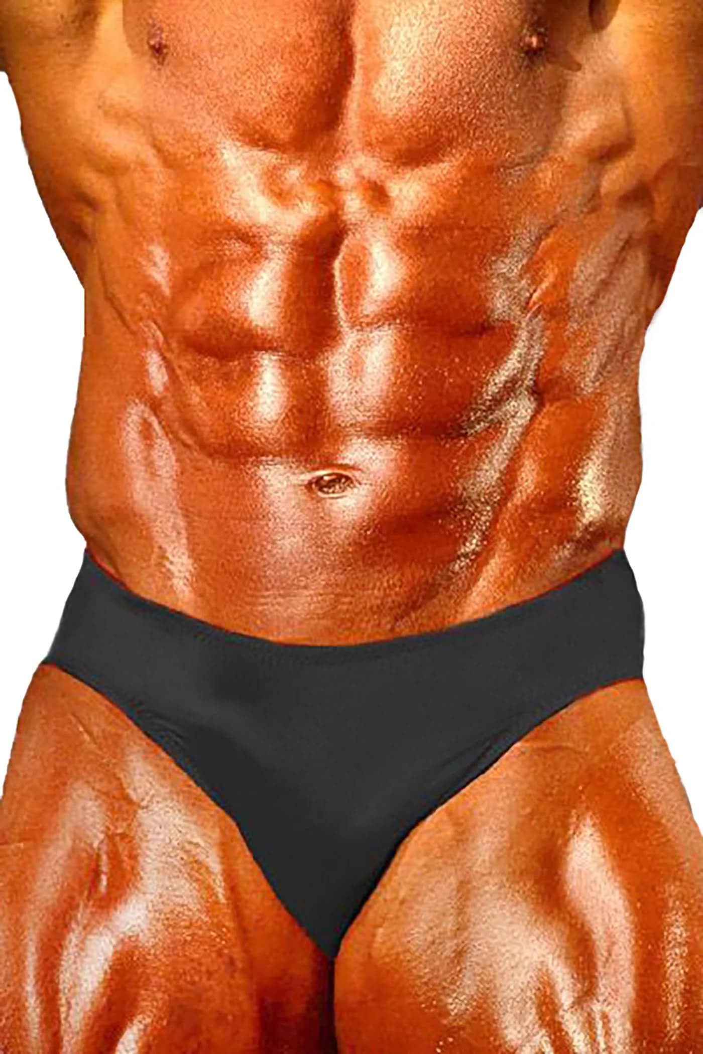 Andreas Cahling Bodybuilding Physique Classic Posing Trunks Swim Suit Briefs (Black, XS (26"-28")) | Salt Water Resistant - main product image