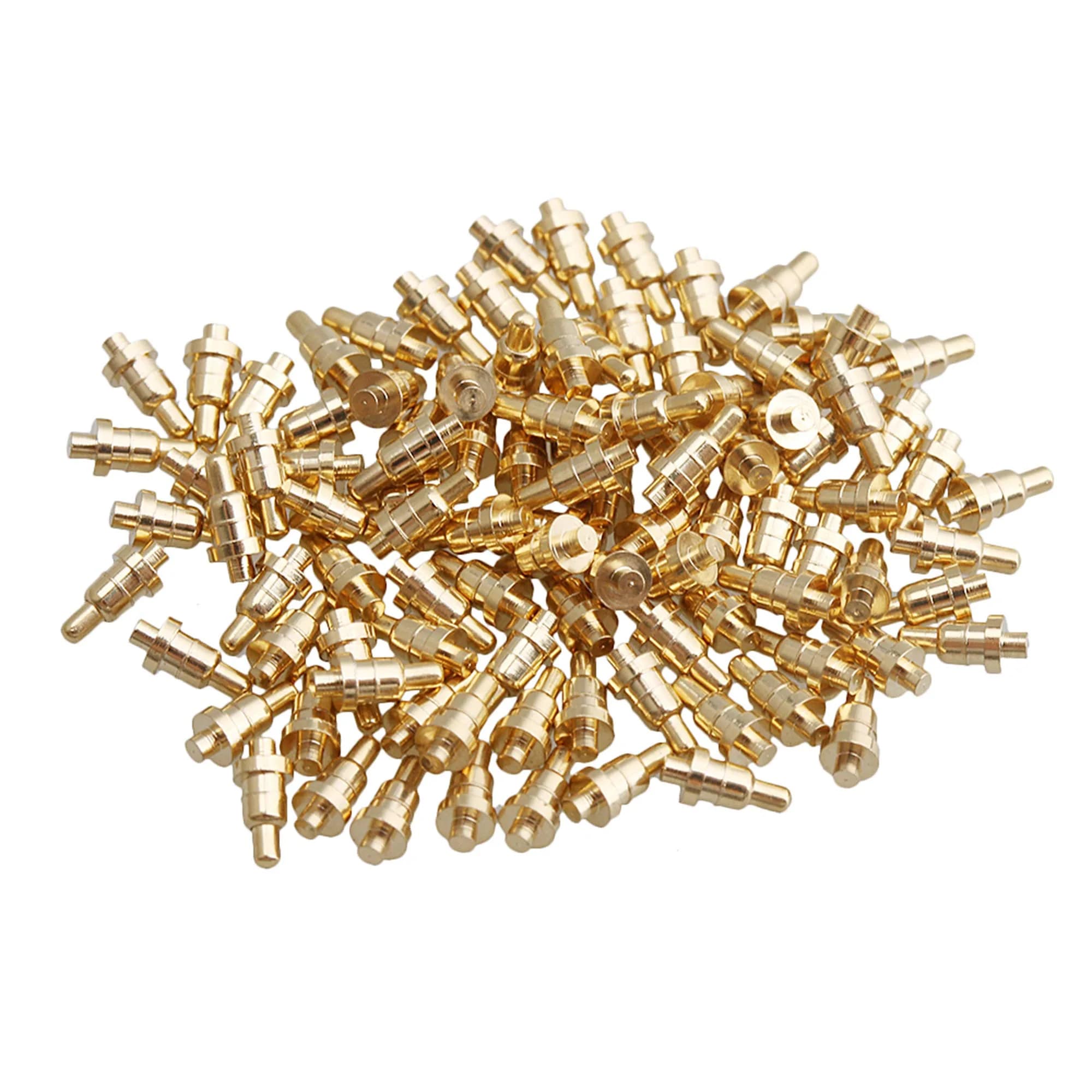 Yibuy Gold Plated PCB Probes 100 Piece | Precision Copper Pins for Electronics (70-120 chars) - main product image