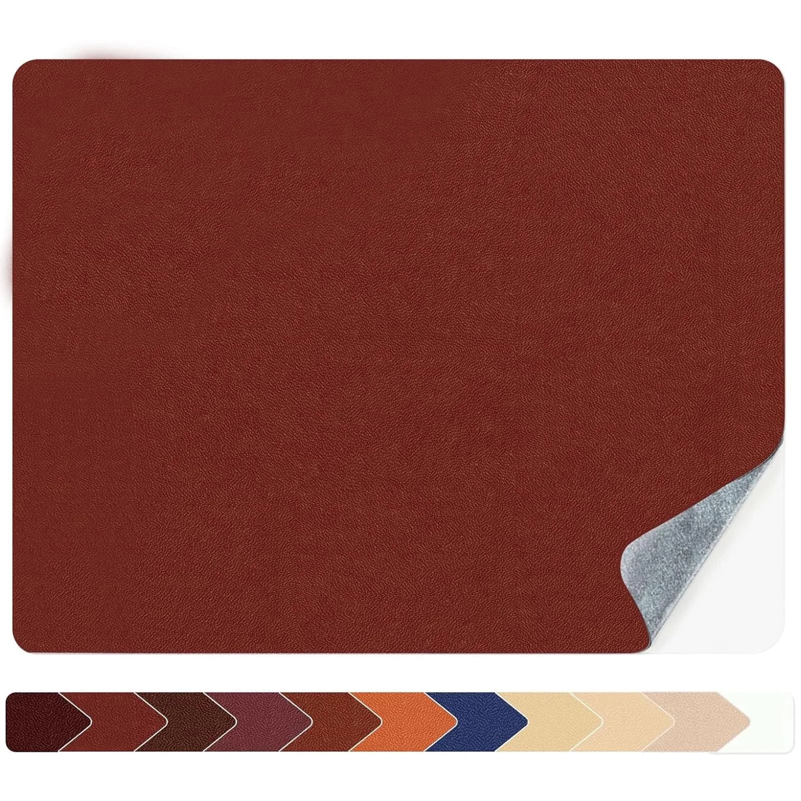 Numola Leather Repair Patch 8×11 Inch Dark Red | Waterproof & Strong Adhesive Tape for Upholstery - main product image